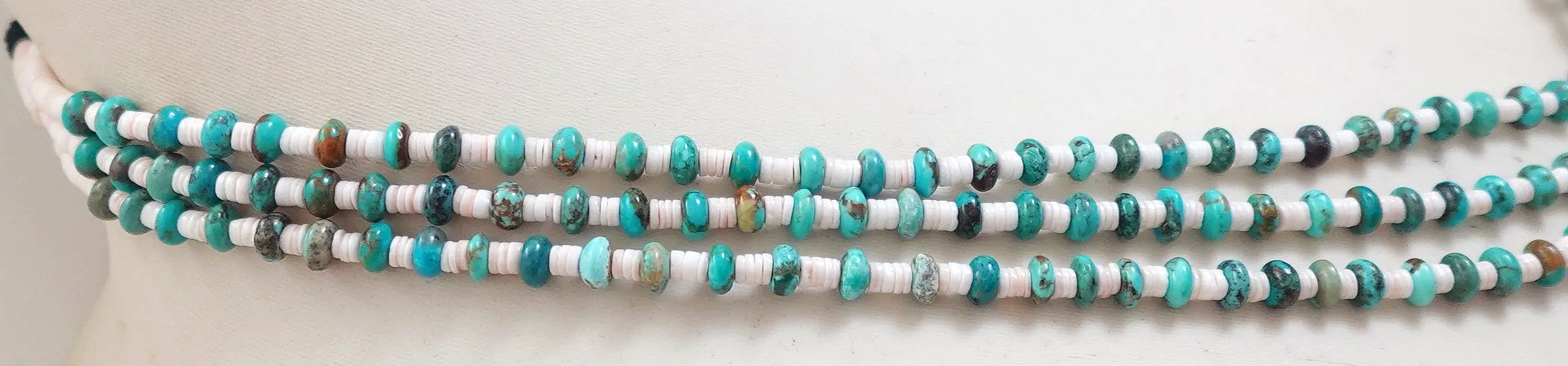 navajo-turquoise-shell-heishi-beaded-silver-necklace-teller-1079K-4.png