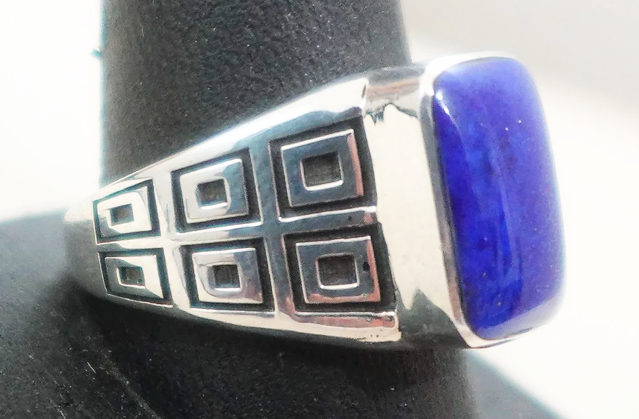 mens-navajo-lapis-silver-ring-
