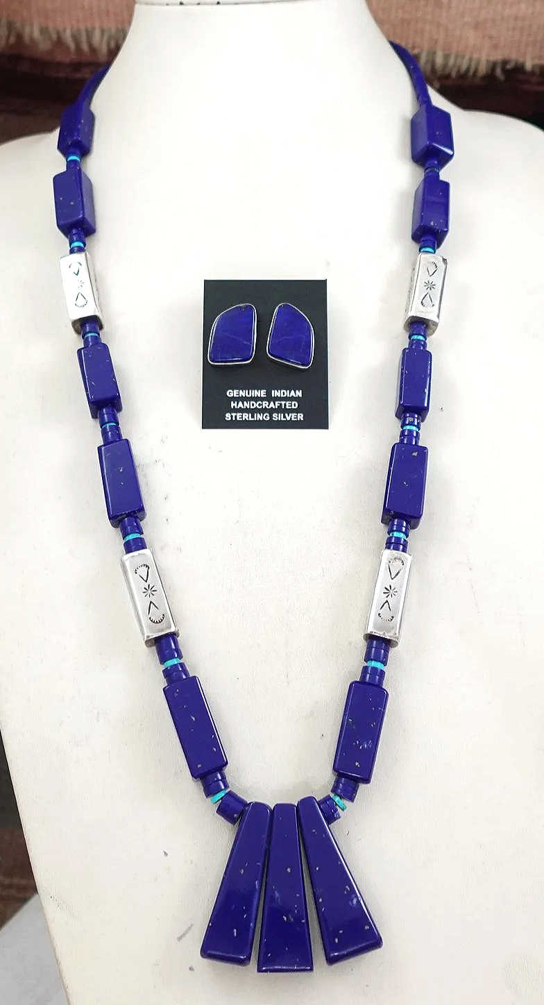 santo-domingo-lapis-lazuli-sterling-silver-beaded-necklace-earrings-set-1077R-.png