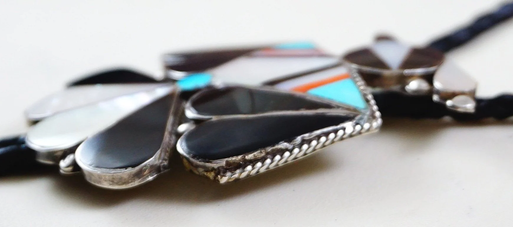 vintage-zuni-multi-stone-inlay-thunderbird-feather-tips-bolo-tie-2.jpg