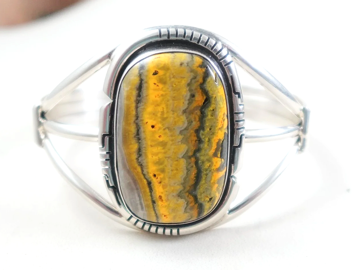 navajo-bumble-bee-jasper-silver-bracelet-1082E-1.png