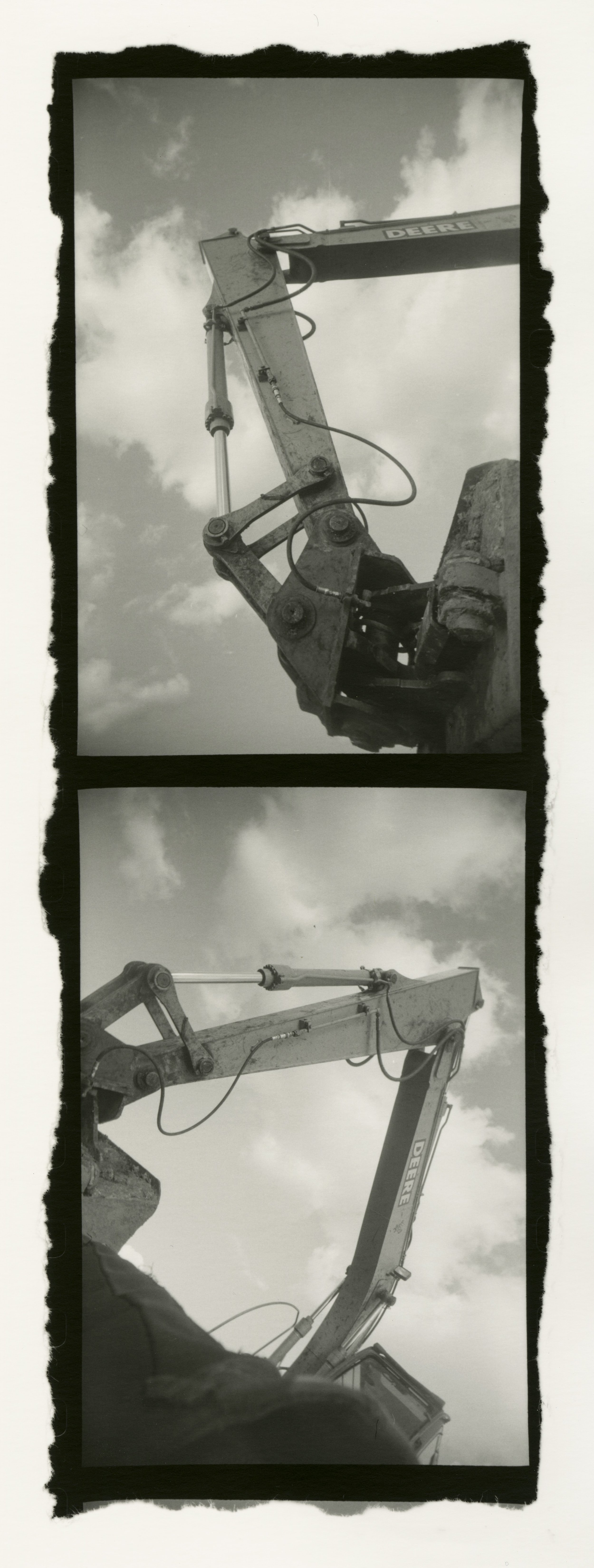 Backhoe Diptych, 2019