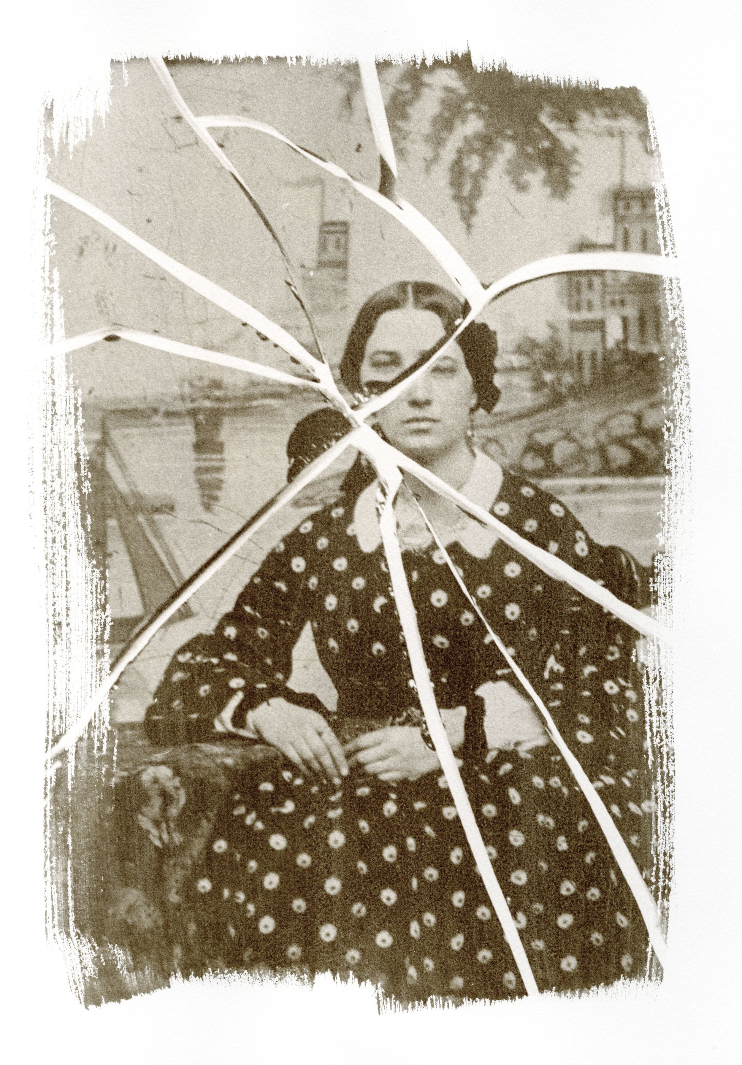 Broken Ambrotype, circa 1860
