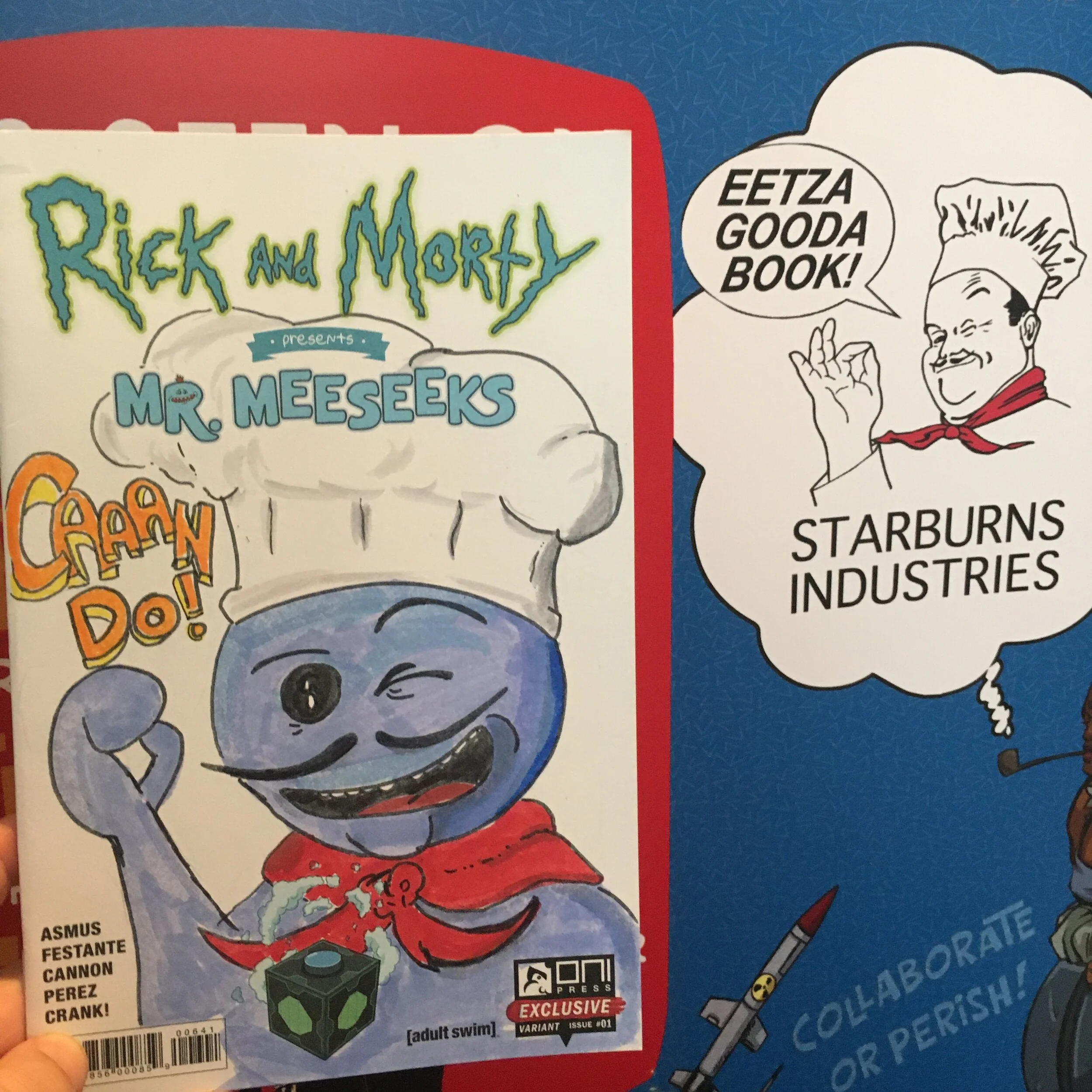 Mr. Meeseeks Sketch Cover c/o Oni Press