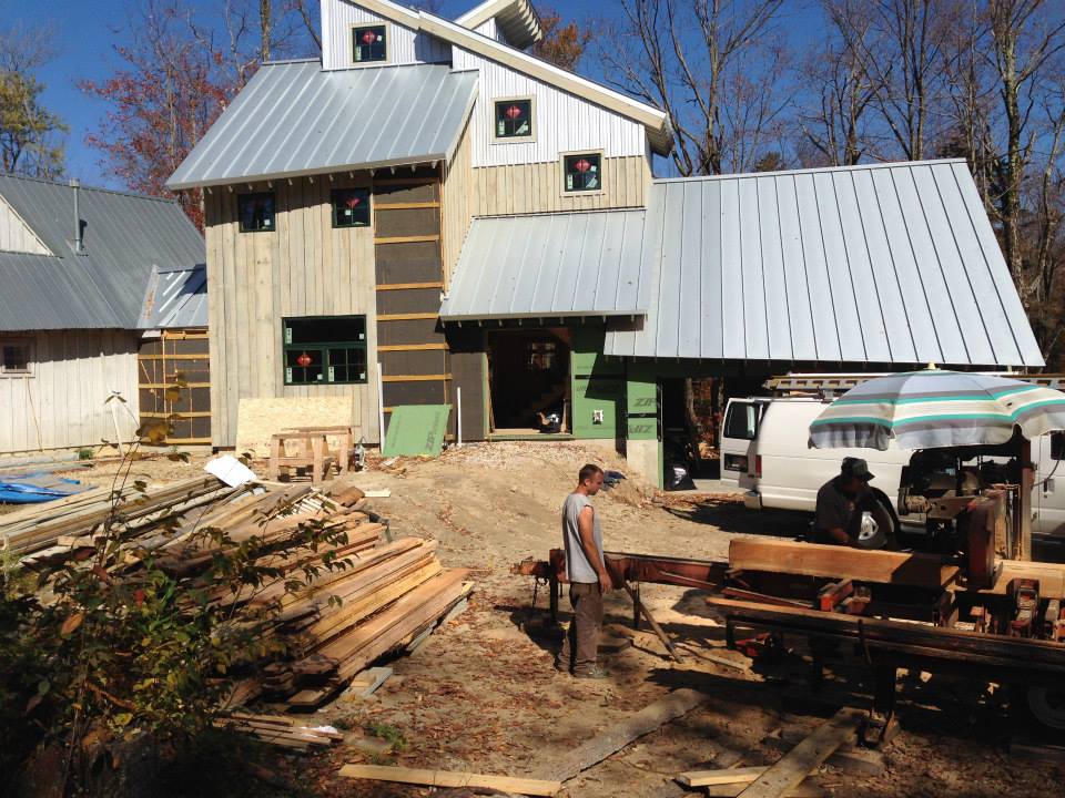 Sawmilling on site