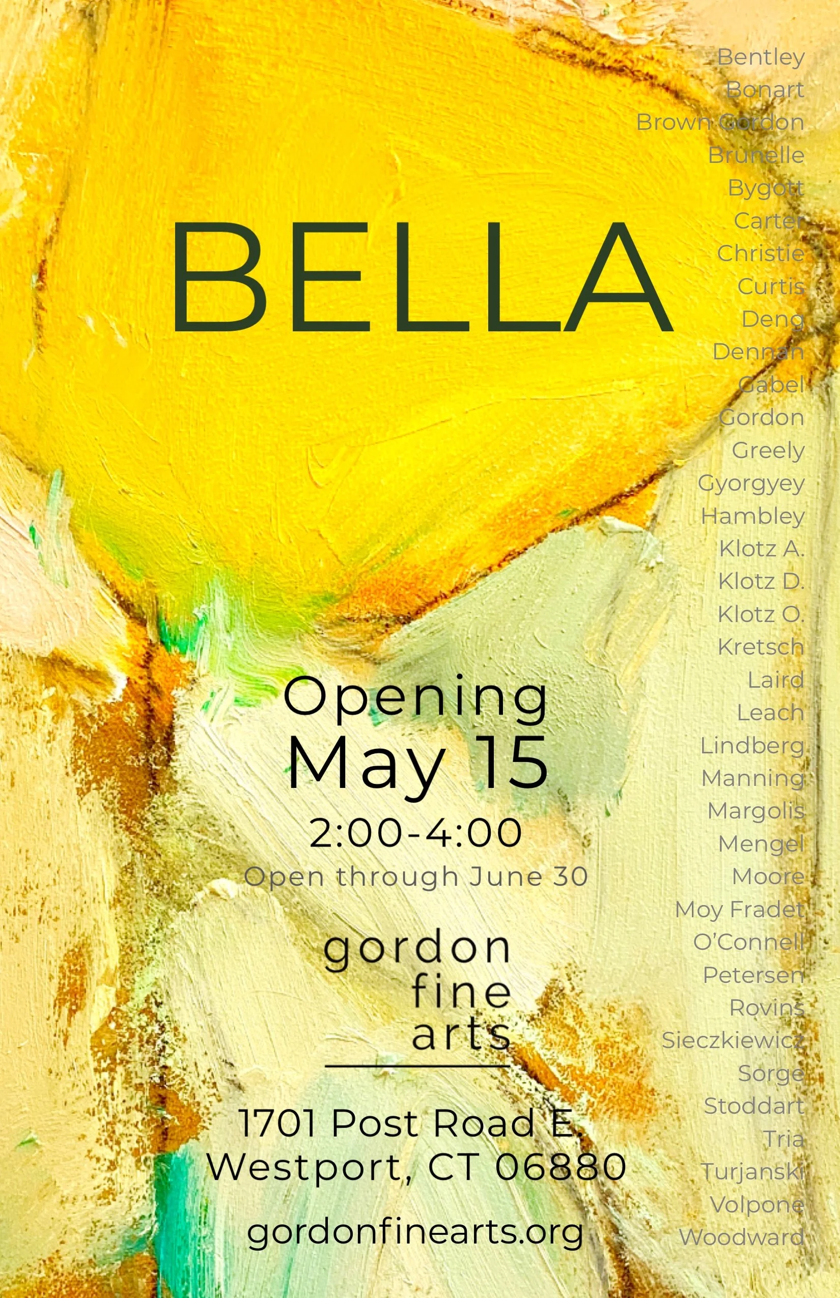 BELLA - Spring Opening at GFA