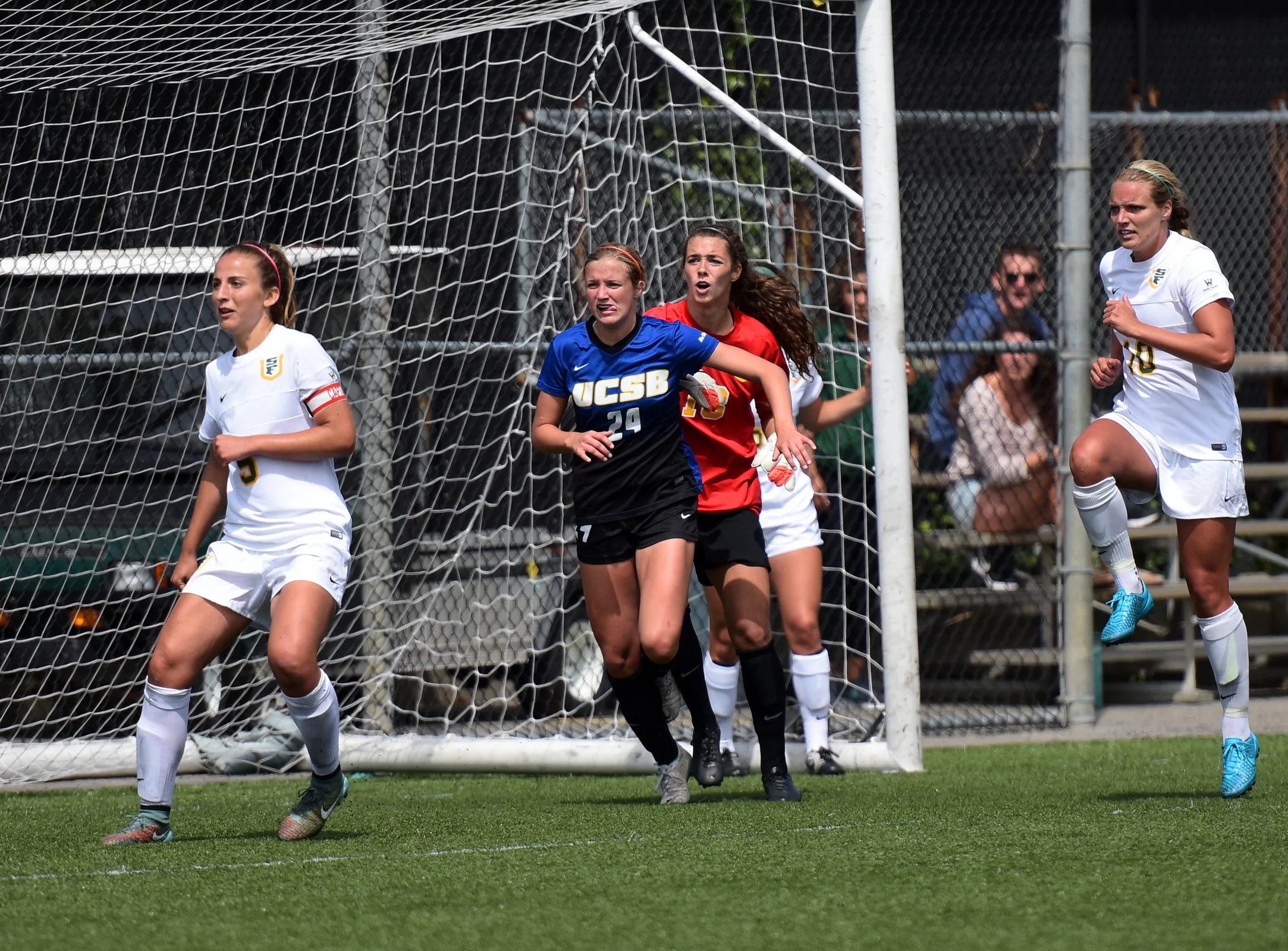 USF UNIVERSITY OF SAN FRANCISCO vs UC SANTA BARBARA NCAA WOMEN'S SOCCER 2015_5883.jpg