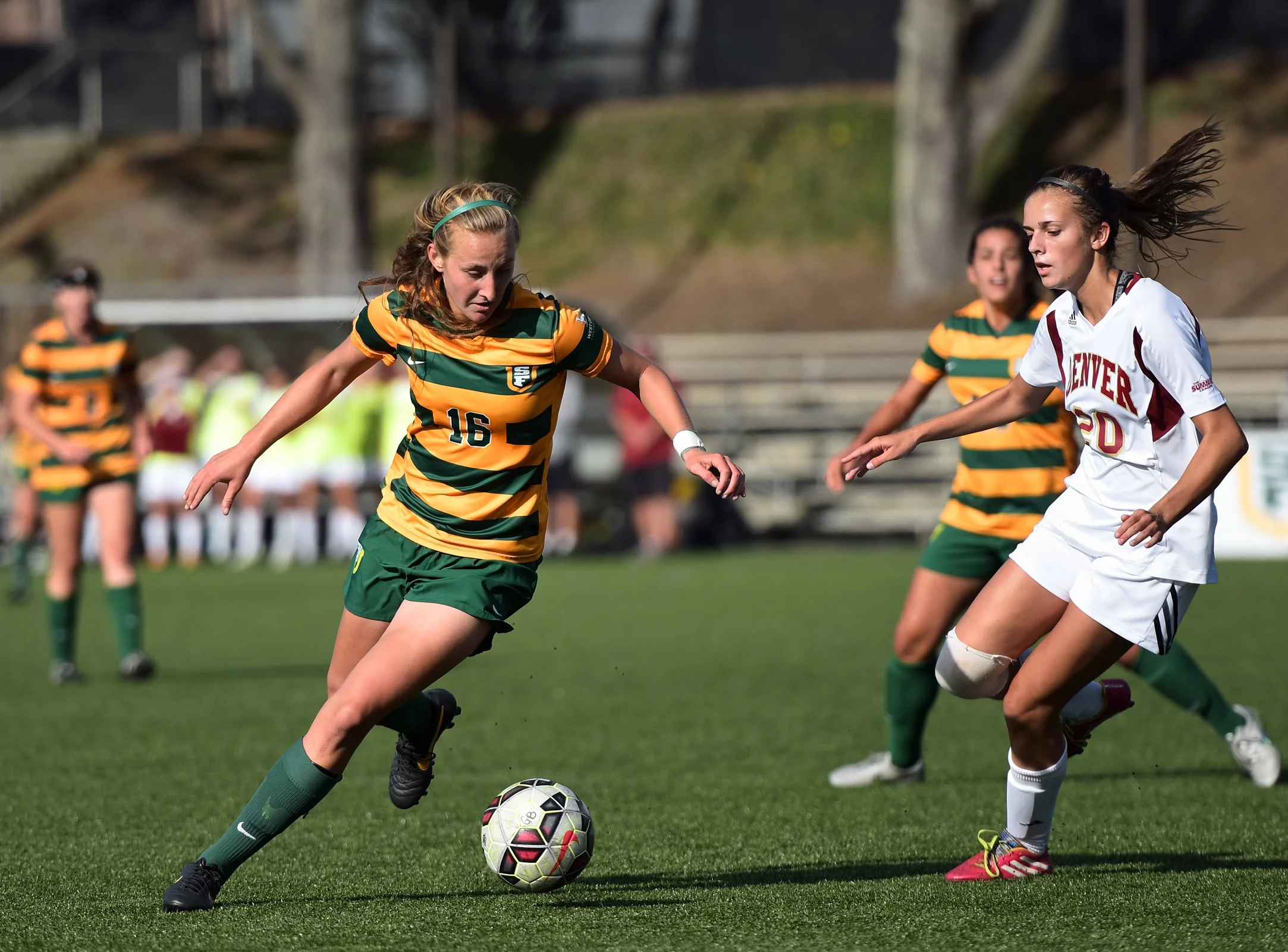 UNIVERSITY OF SAN FRANCISCO USF VS UNIVERSITY OF DENVER NCAA WOMEN'S 2015_7243.jpg