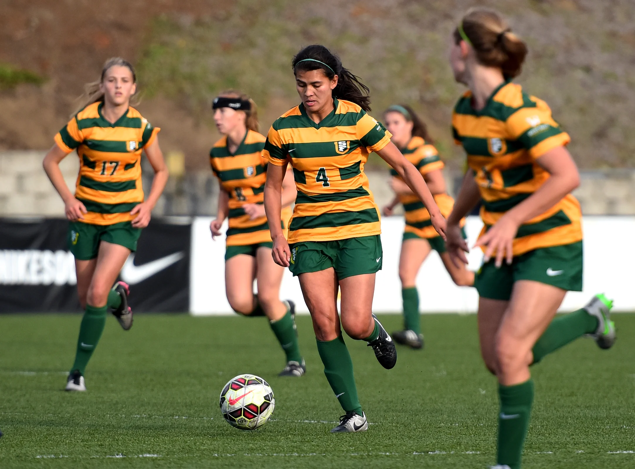 UNIVERSITY OF SAN FRANCISCO USF VS UNIVERSITY OF DENVER NCAA WOMEN'S 2015_7529.jpg