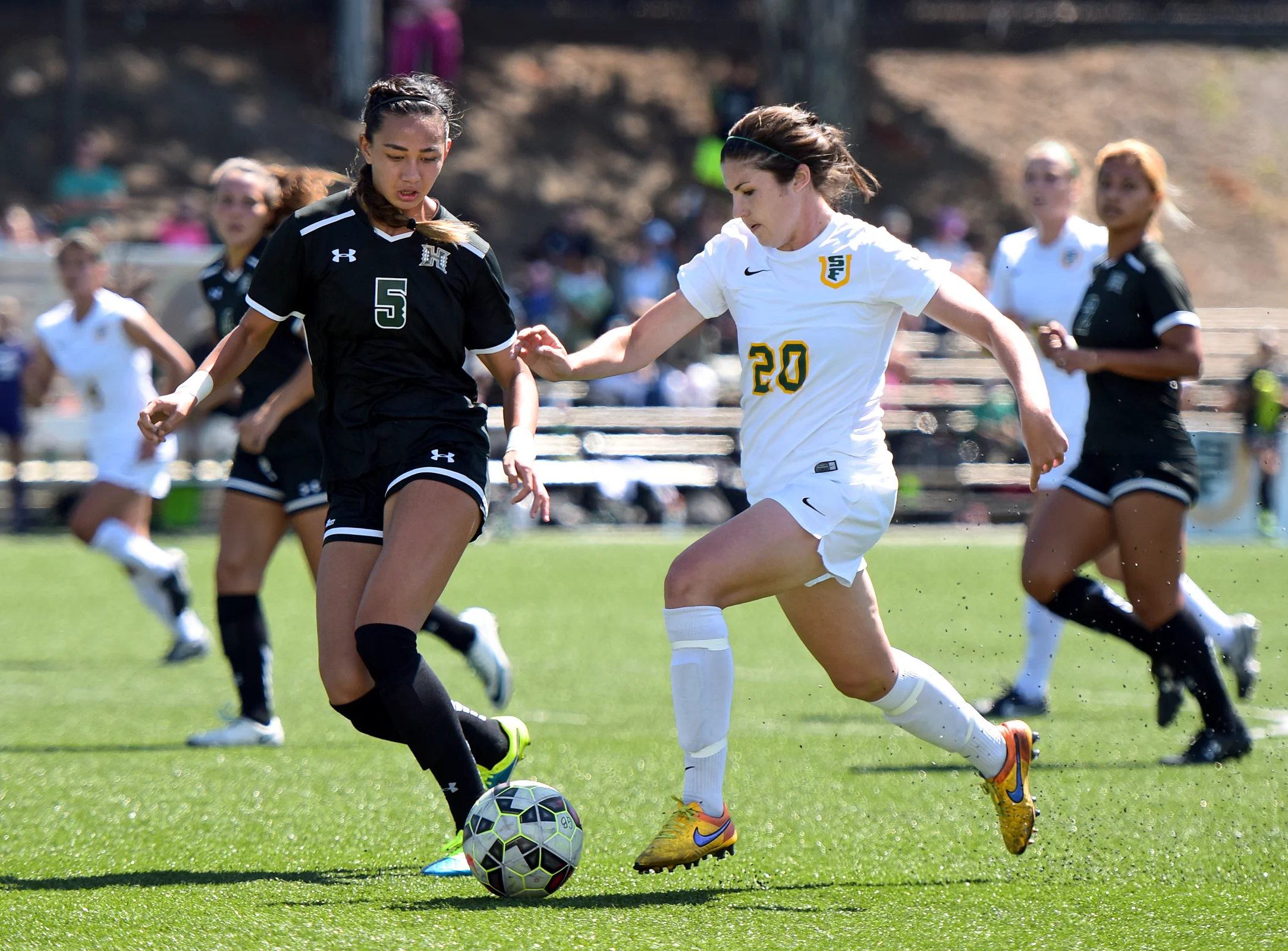 UNIVERSITY OF SAN FRANCISCO USF VS UNIVERSITY OF HAWAII NCAA WOMEN'S SOCCER 2015_7958.jpg