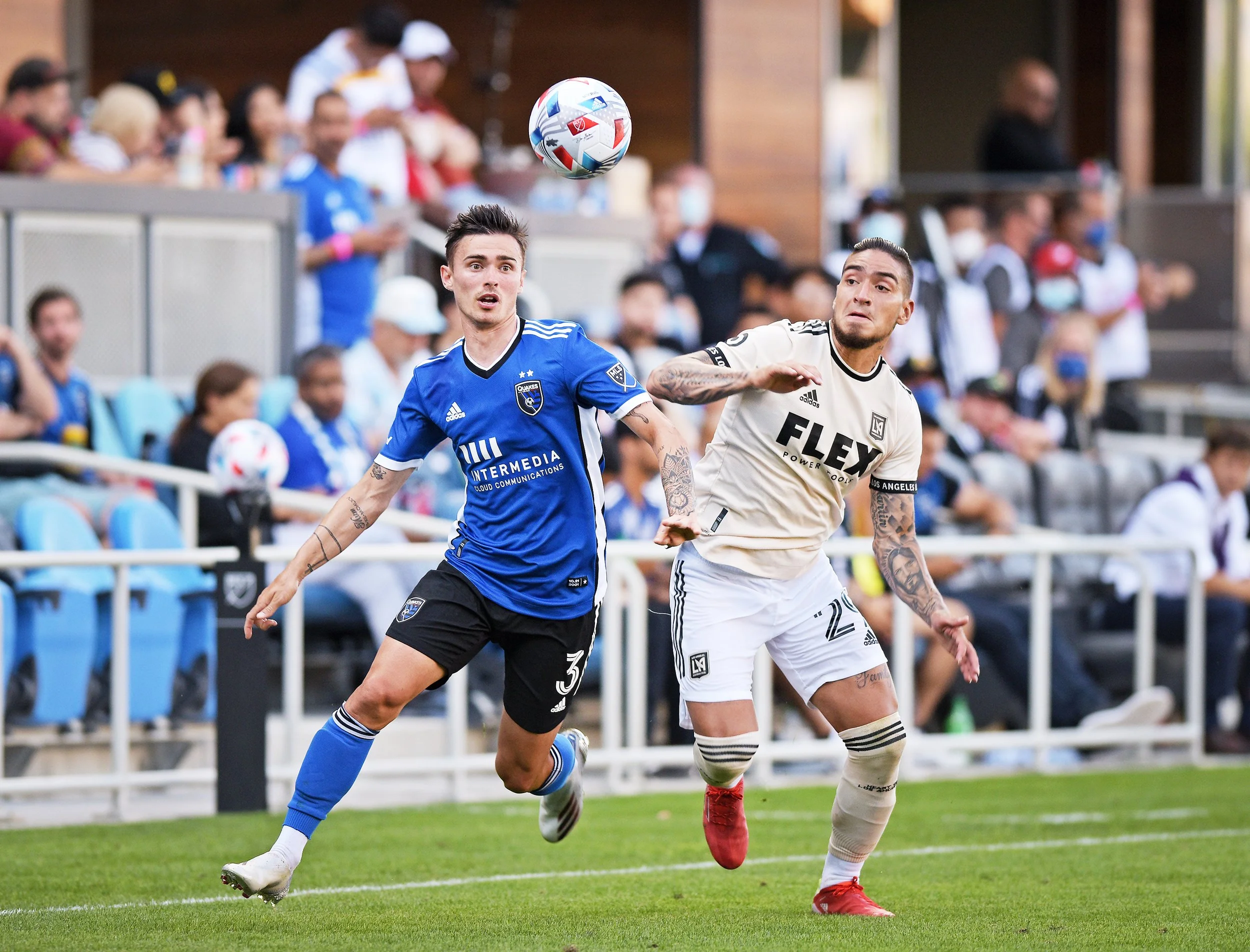 SAN JOSE EARTHQUAKES VS LAFC MLS SOCCER 2021 PAUL MARIE + CRISTIAN ARANGO Photo Noel Danseco_5034.jpg