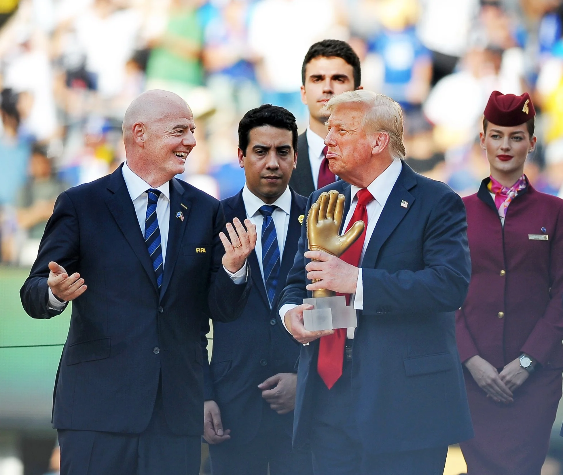 FIFA CLUB WORLD CUP FINAL 2025 CHAMPIONS CHELSEA FC GIANNI INFANTINO + DONALD TRUMP Photo Noel Danseco_2029.jpg