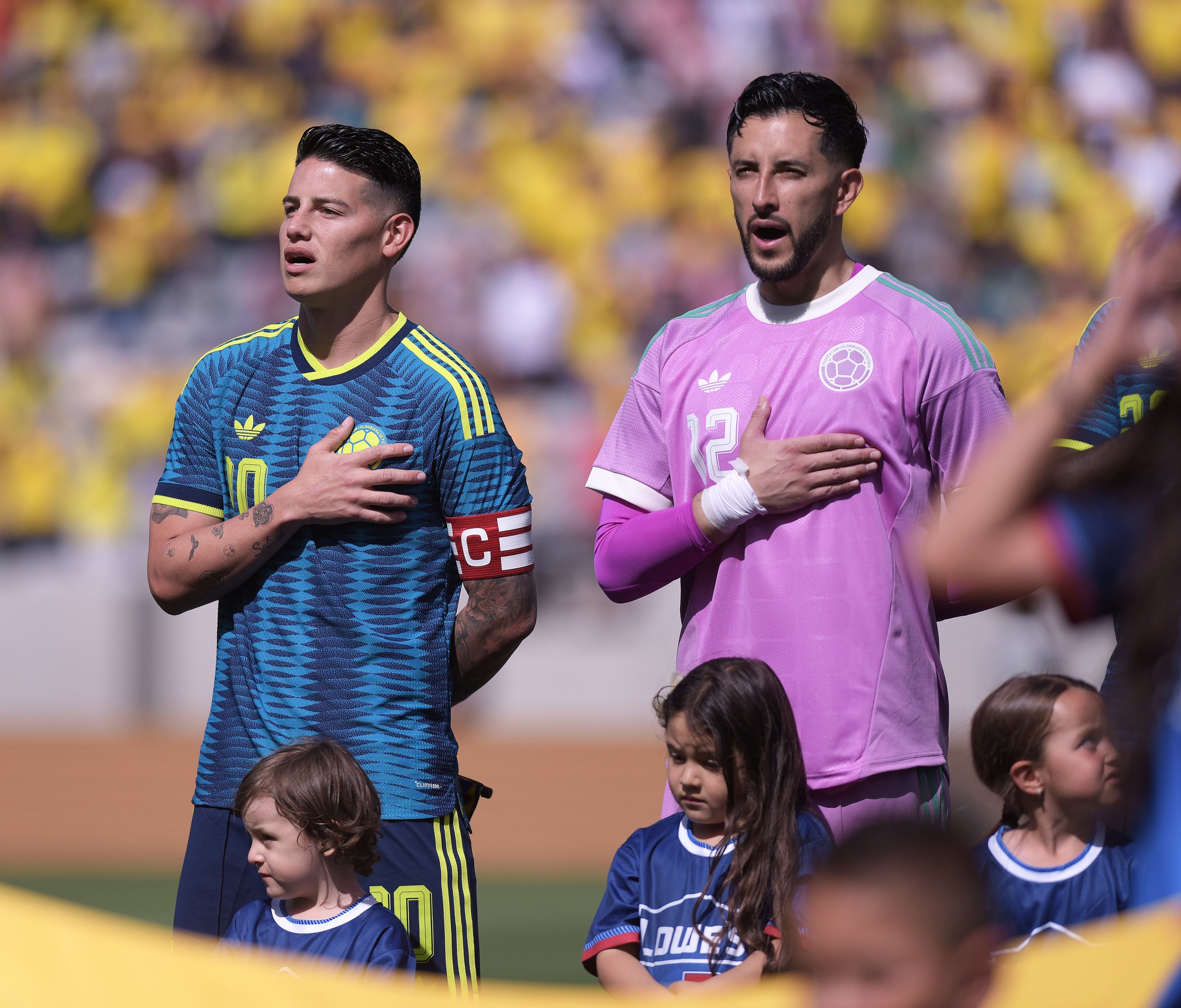 COLOMBIA vs JORDAN FIFA WORLD CUP 26 WARMUP JAMES RODRIGUEZ Photo Noel Danseco_3229.jpg
