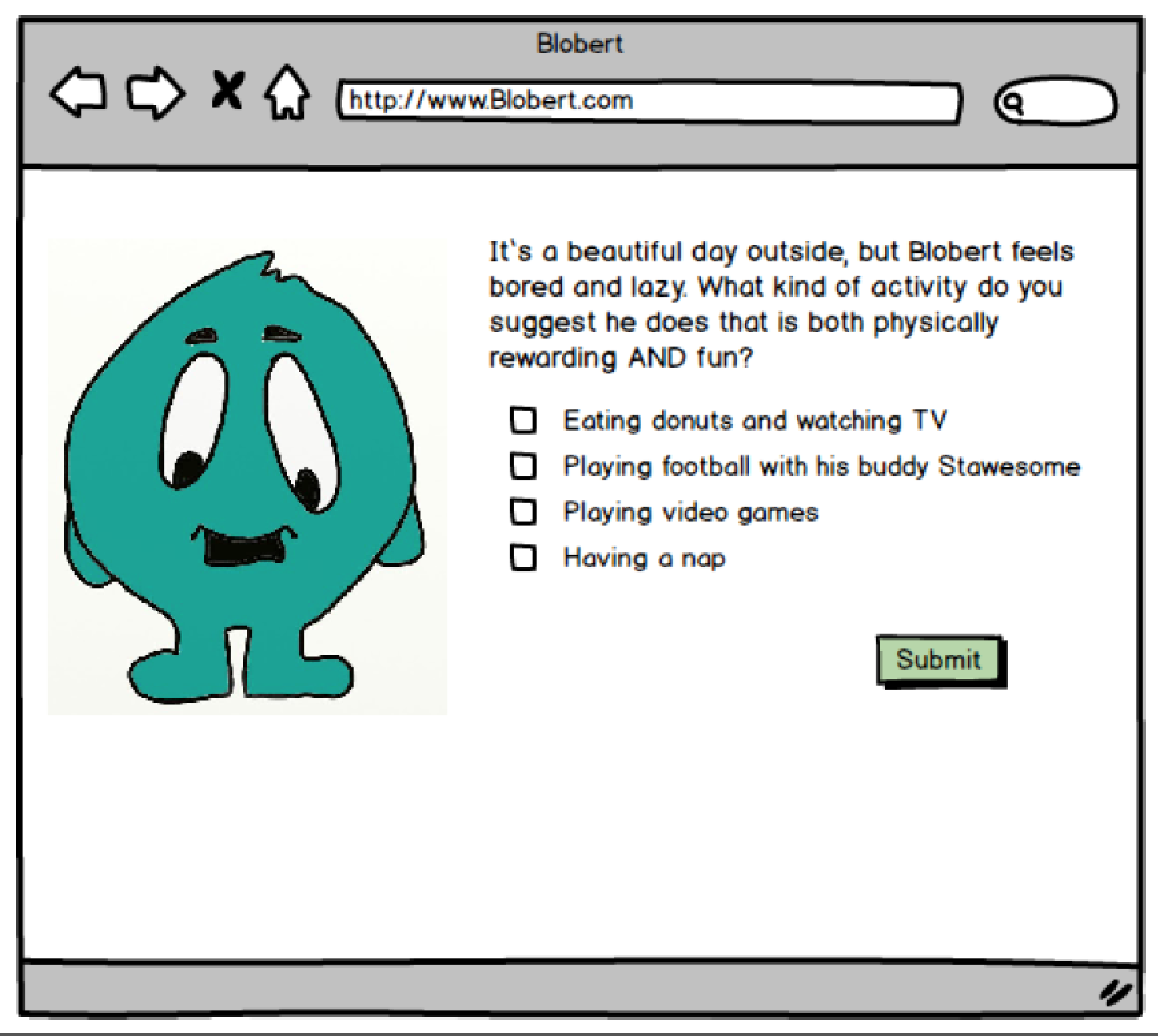 Blobert Question 1