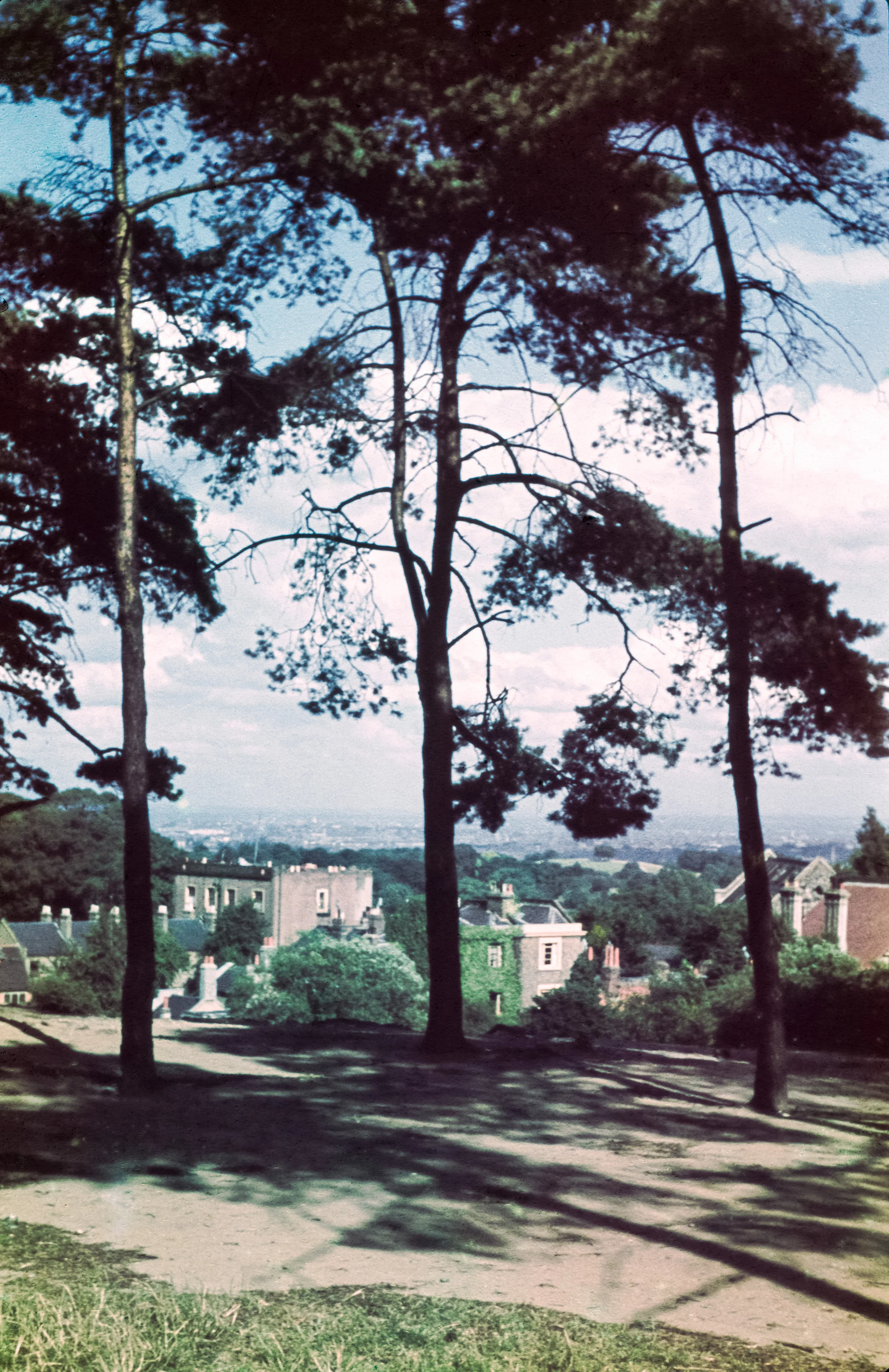 Hampstead Heath looking over 'Vale of Heath', London 1939