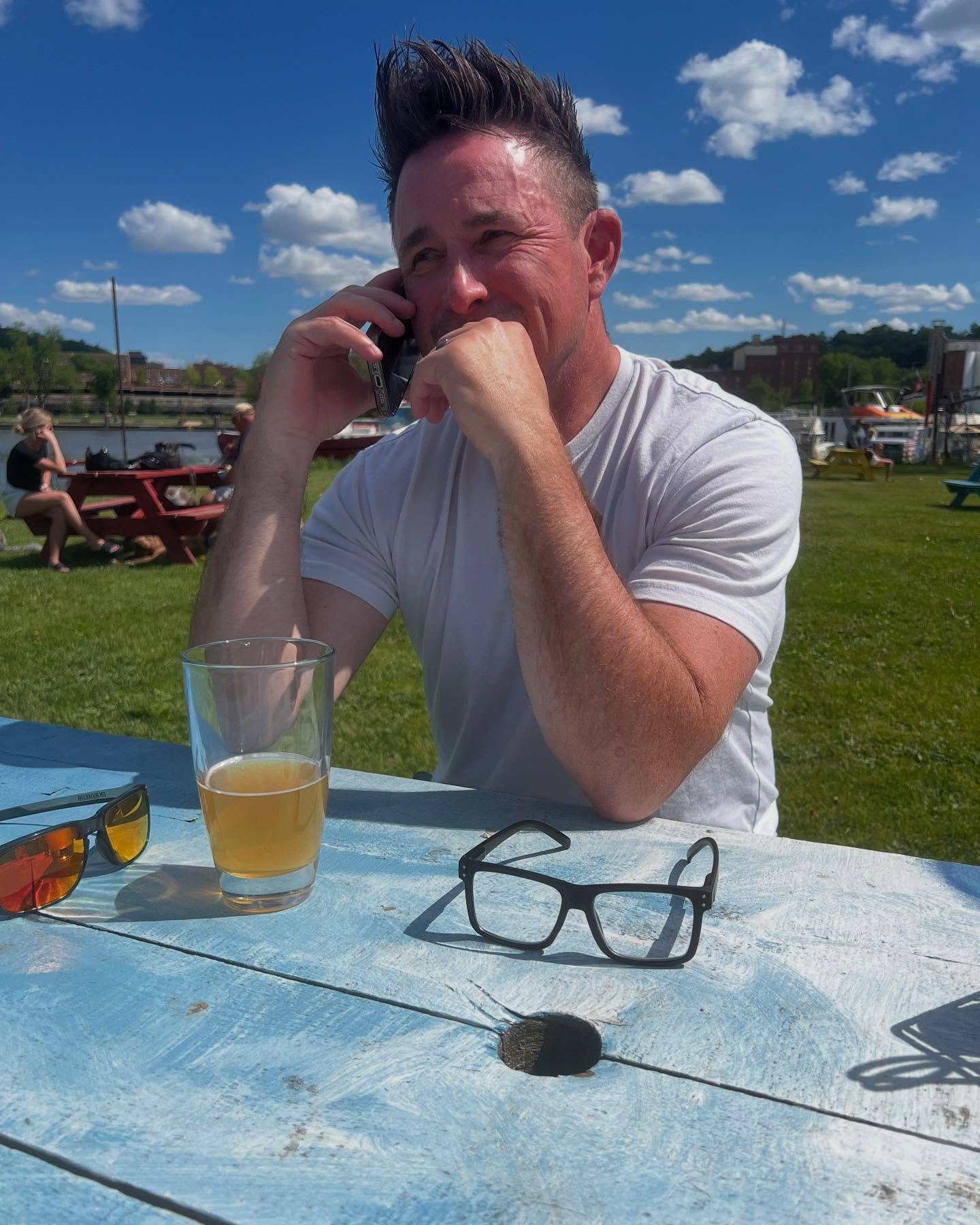 My Love 🤍. #memorialdayweekend #beautifulday #harborbar #dirtybananas