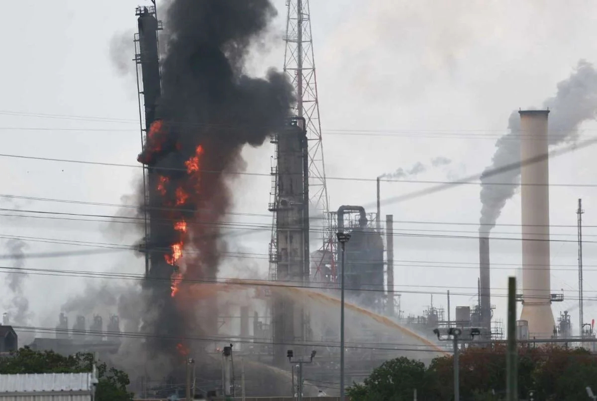 ExxonMobile fire at Bayotwn Complex on July 31, 2019
