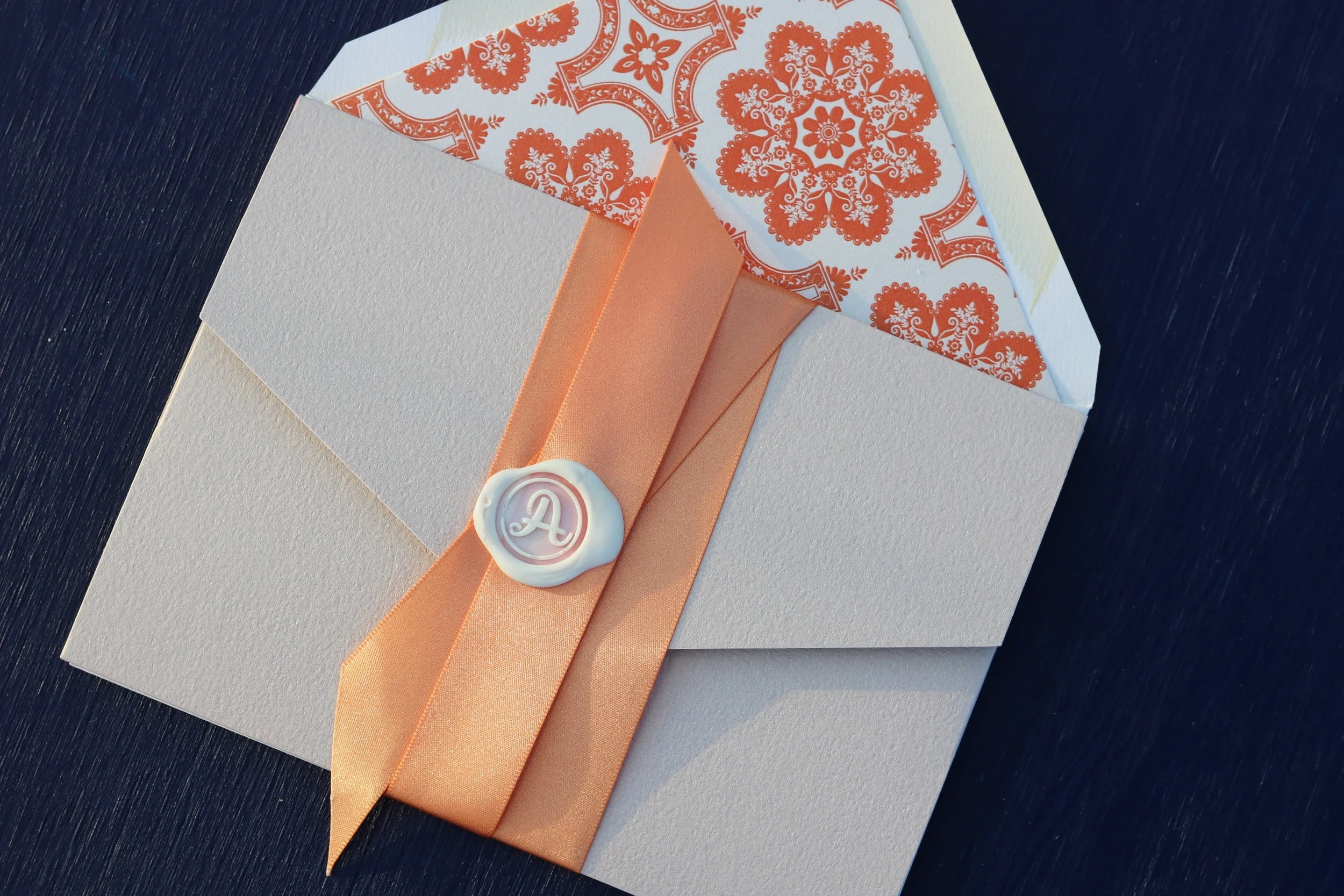 Textured Pocket Invitation