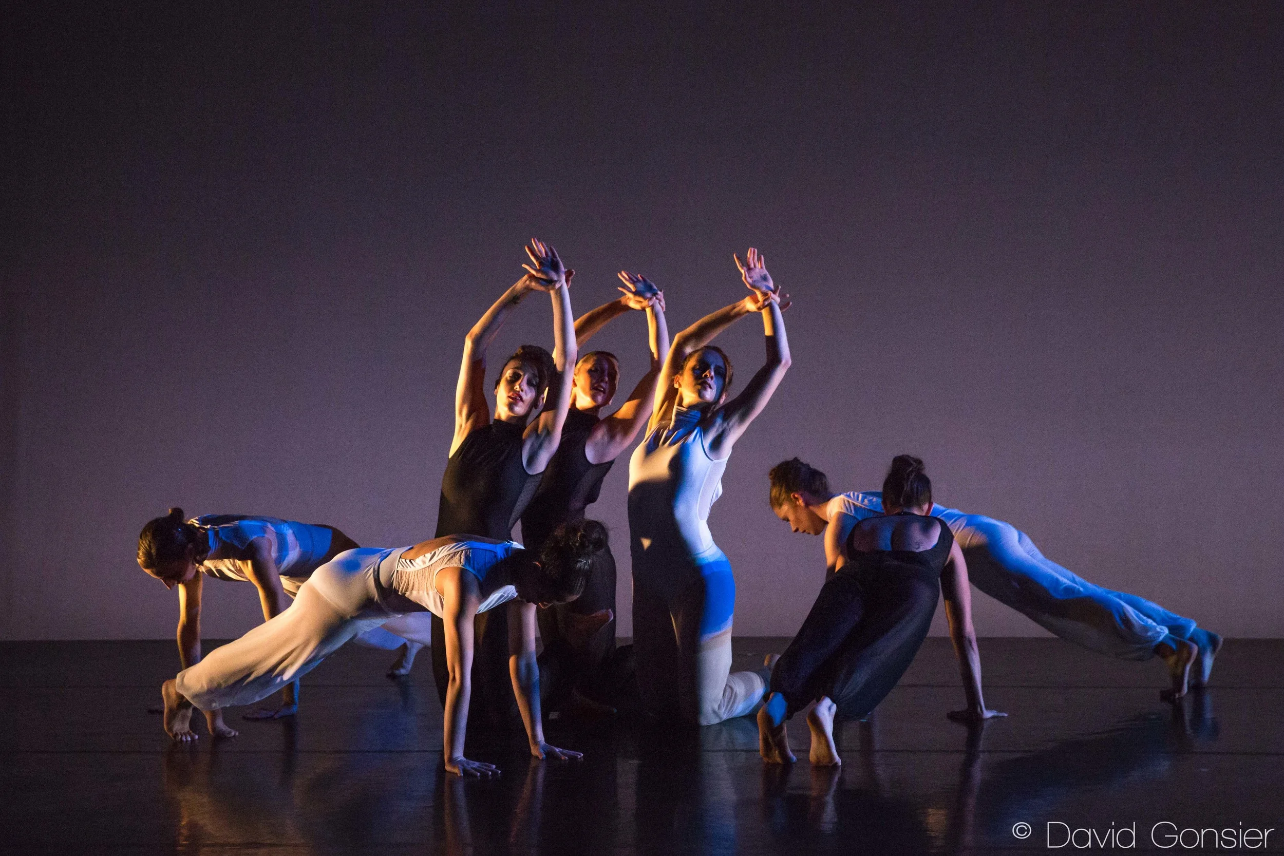 Performing with dancers