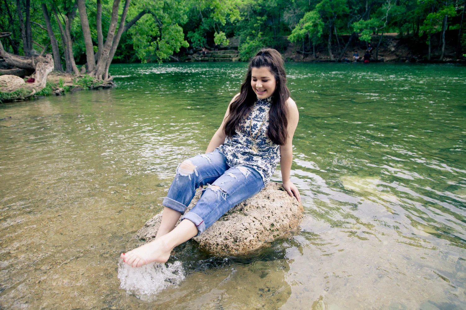 Peyton | Senior Session at Barton Springs