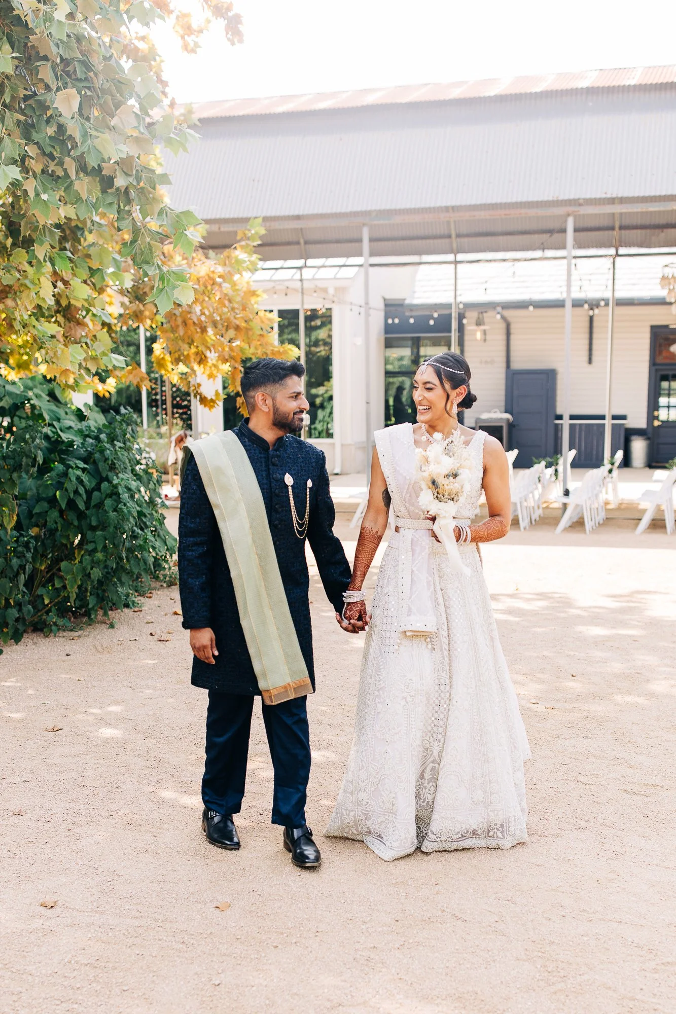 Nisha + Nithin | Modern South Asian, Indian Wedding at Springdale Station