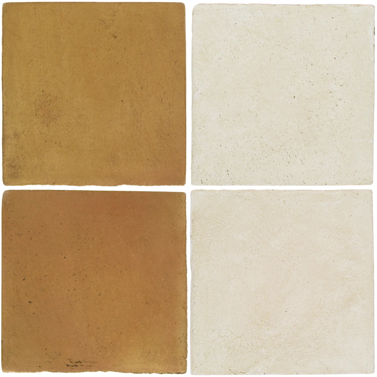 Pedralbes Antique Terracotta 2 Color Combinations OHS-PSSW Siena Wheat + OHS-PGAW Antique White