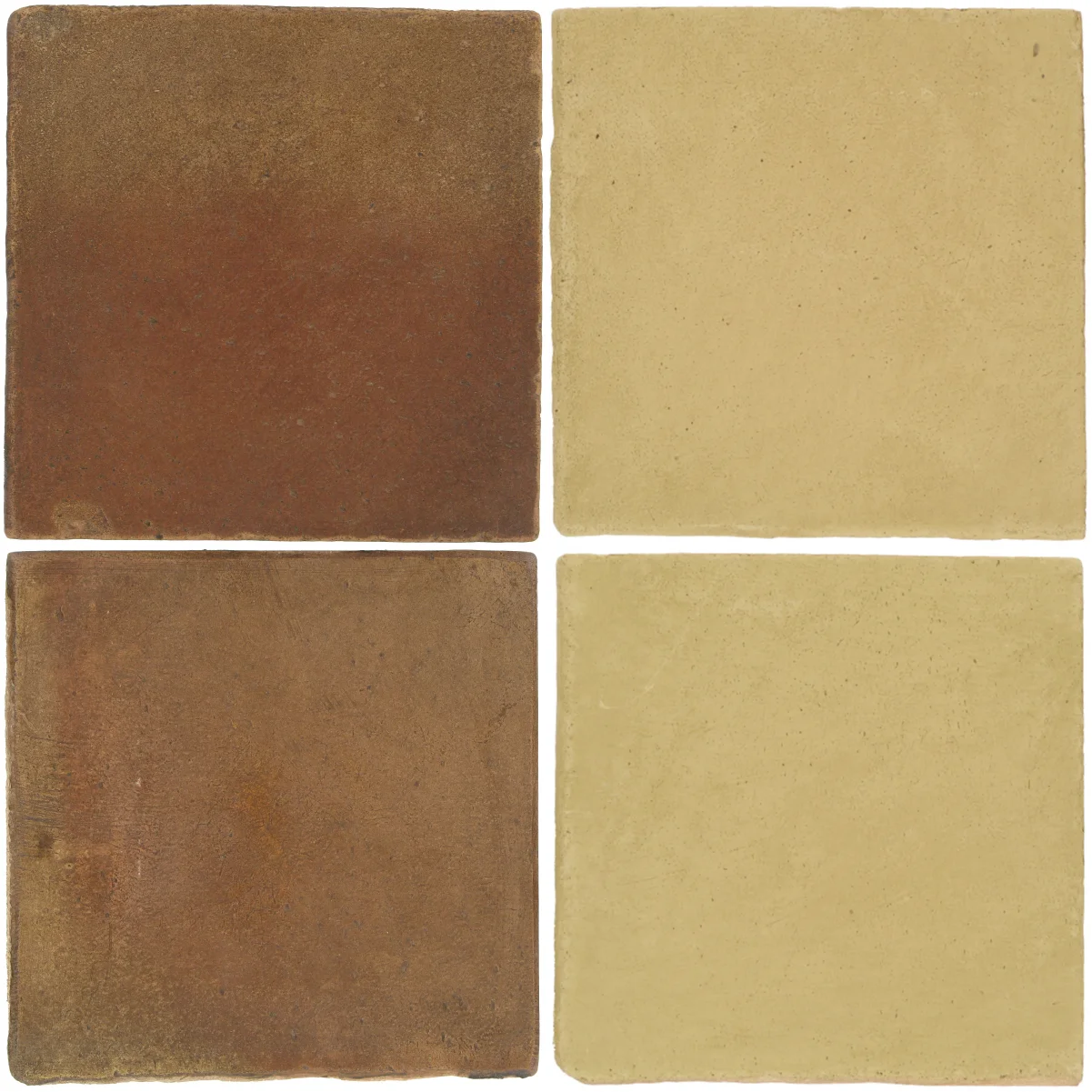 Pedralbes Antique Terracotta 2 Color Combinations OHS-PSCM Camel Brown + OHS-PGGW Golden W.