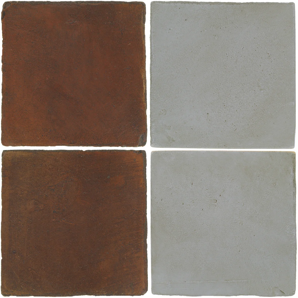 Pedralbes Antique Terracotta 2 Color Combinations OHS-PSOW Old World + OHS-PGOG Oyster Grey