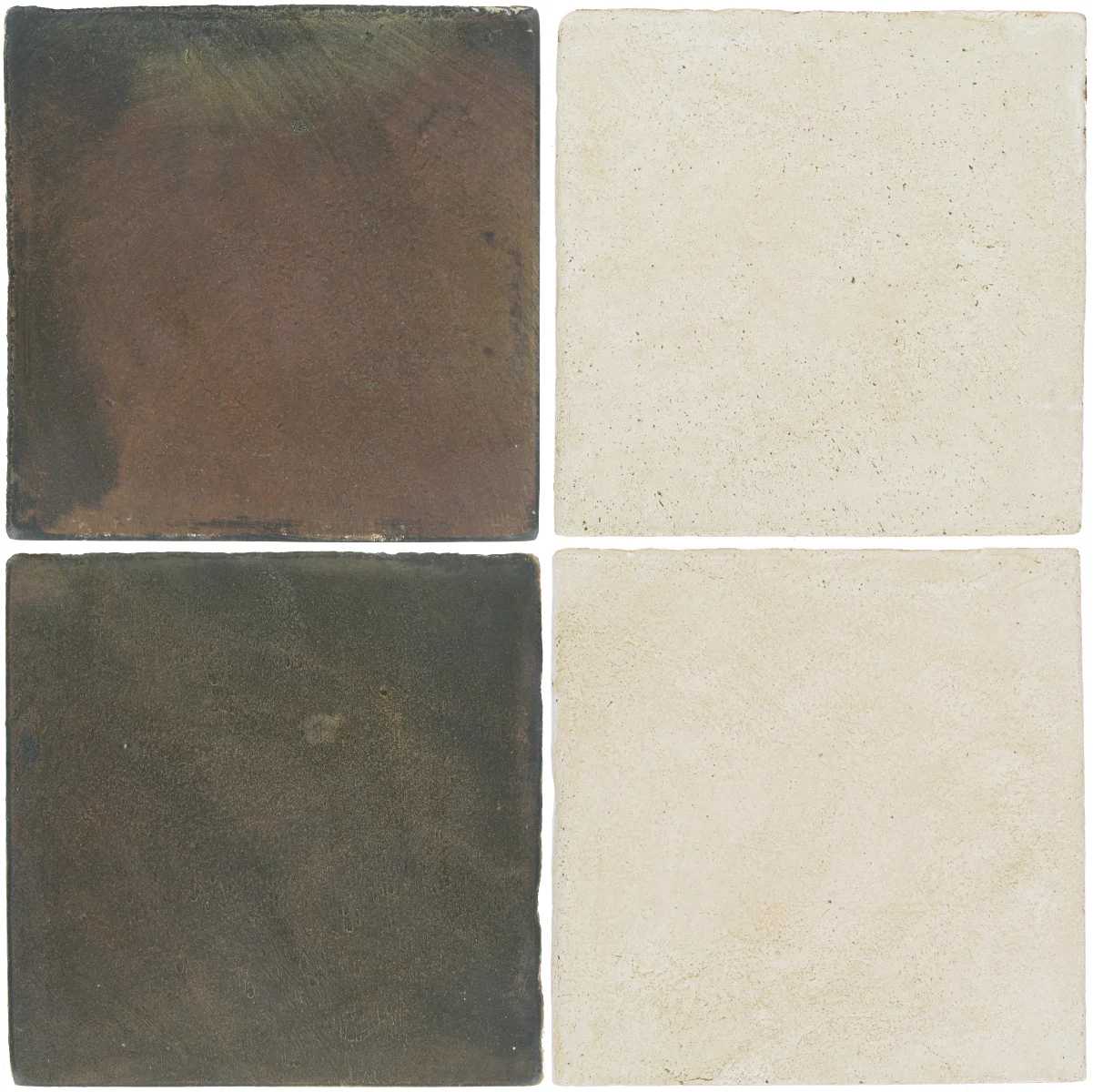 Pedralbes Antique Terracotta 2 Color Combinations OHS-PSTG Terra Grey + OHS-PGAW Antique White
