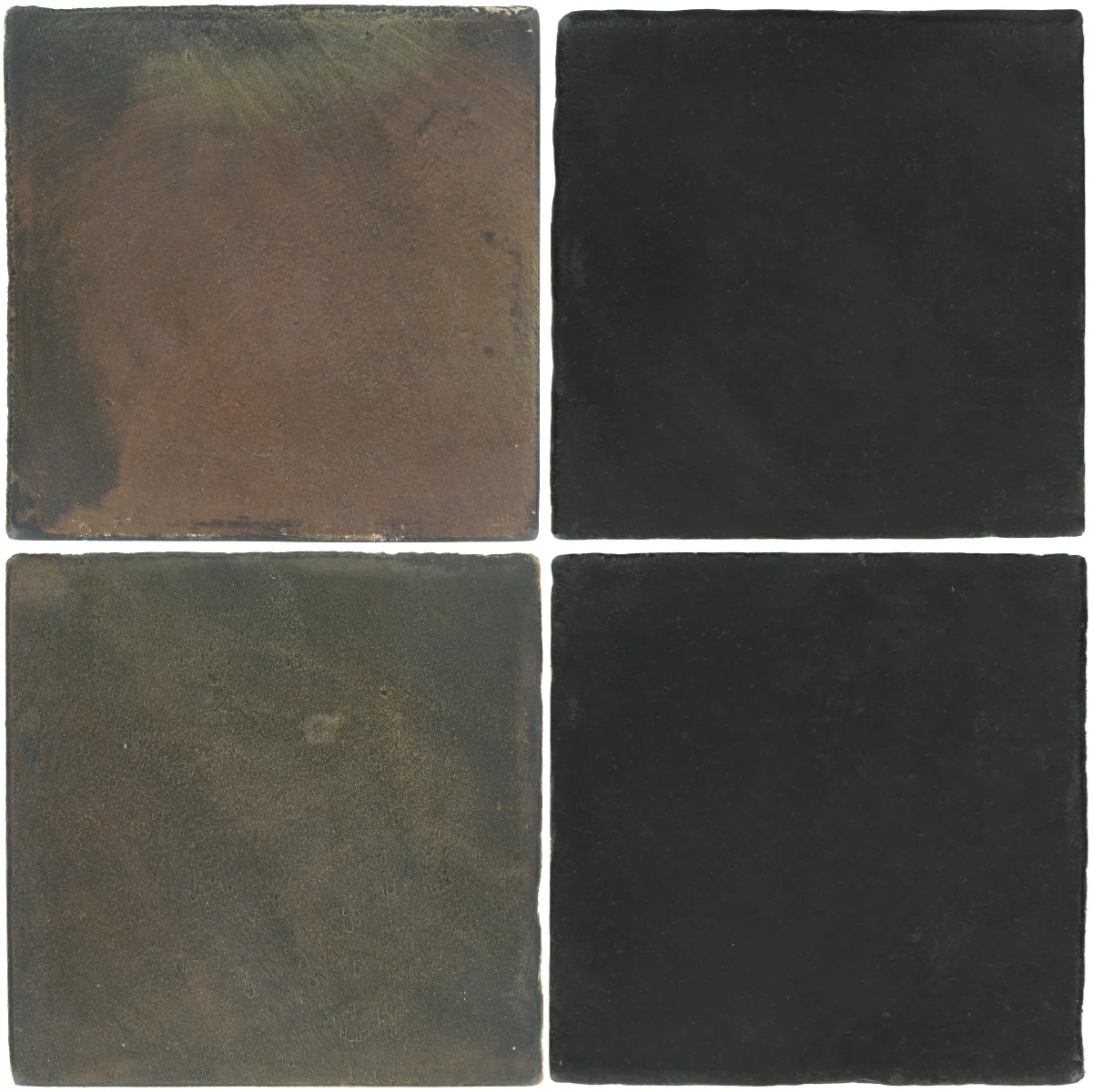 Pedralbes Antique Terracotta 2 Color Combinations OHS-PSTG Terra Grey + OHS-PGCB Carbon Black