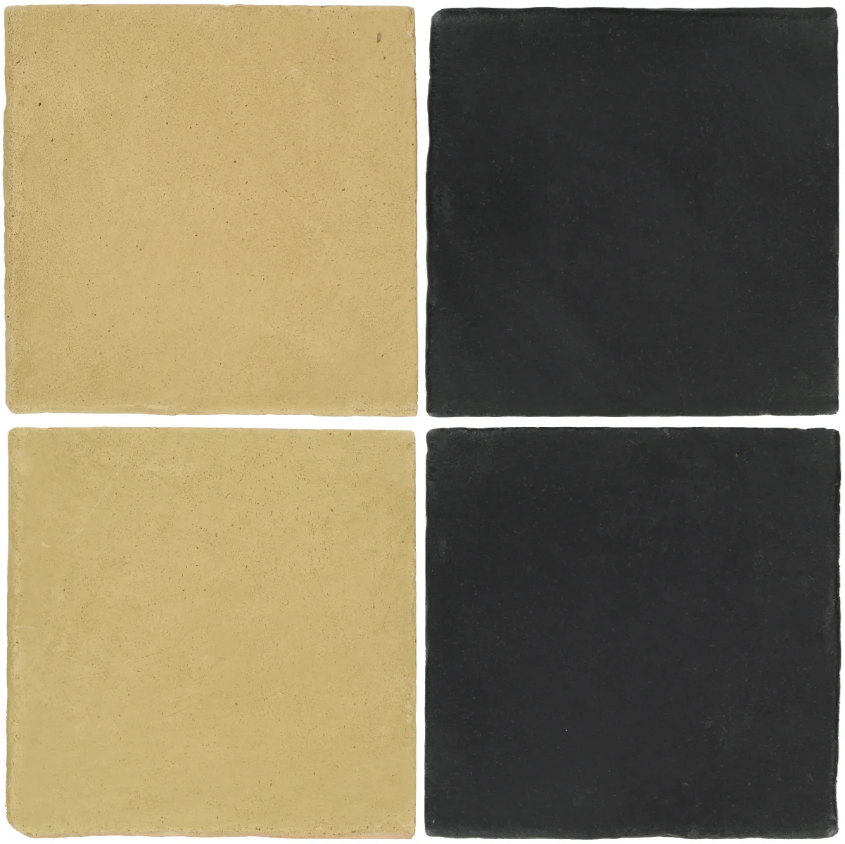 Pedralbes Antique Terracotta 2 Color Combinations OHS-PGGW Golden W. + OHS-PGCB Carbon Black