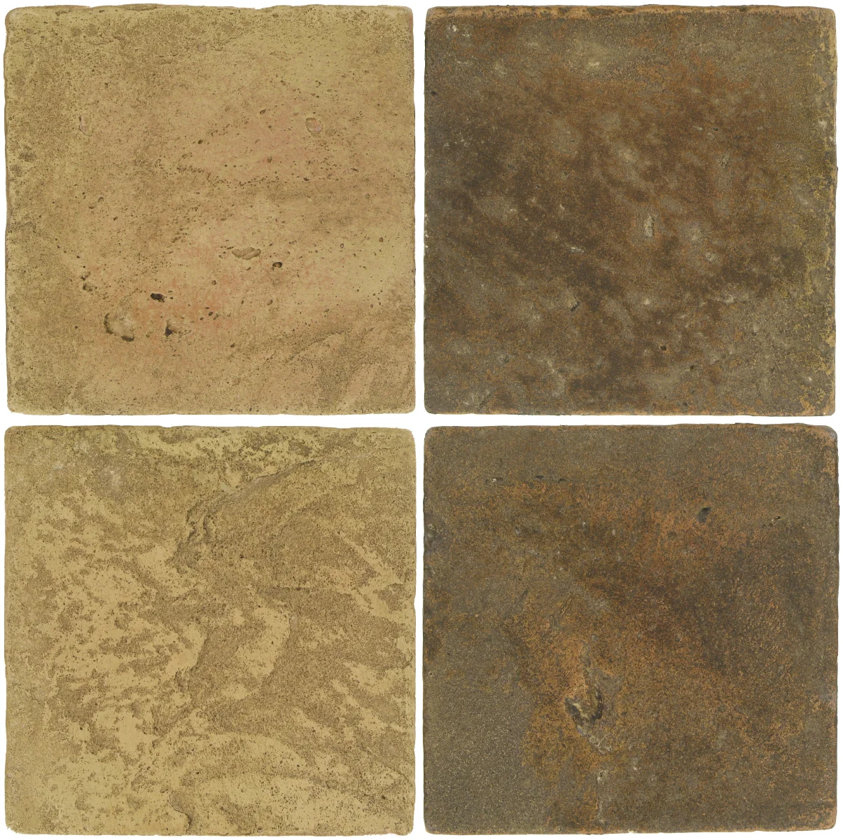 Pedralbes Antique Terracotta 2 Color Combinations VTG-PSPS Provence Straw + VTG-PSVN Verona Brown