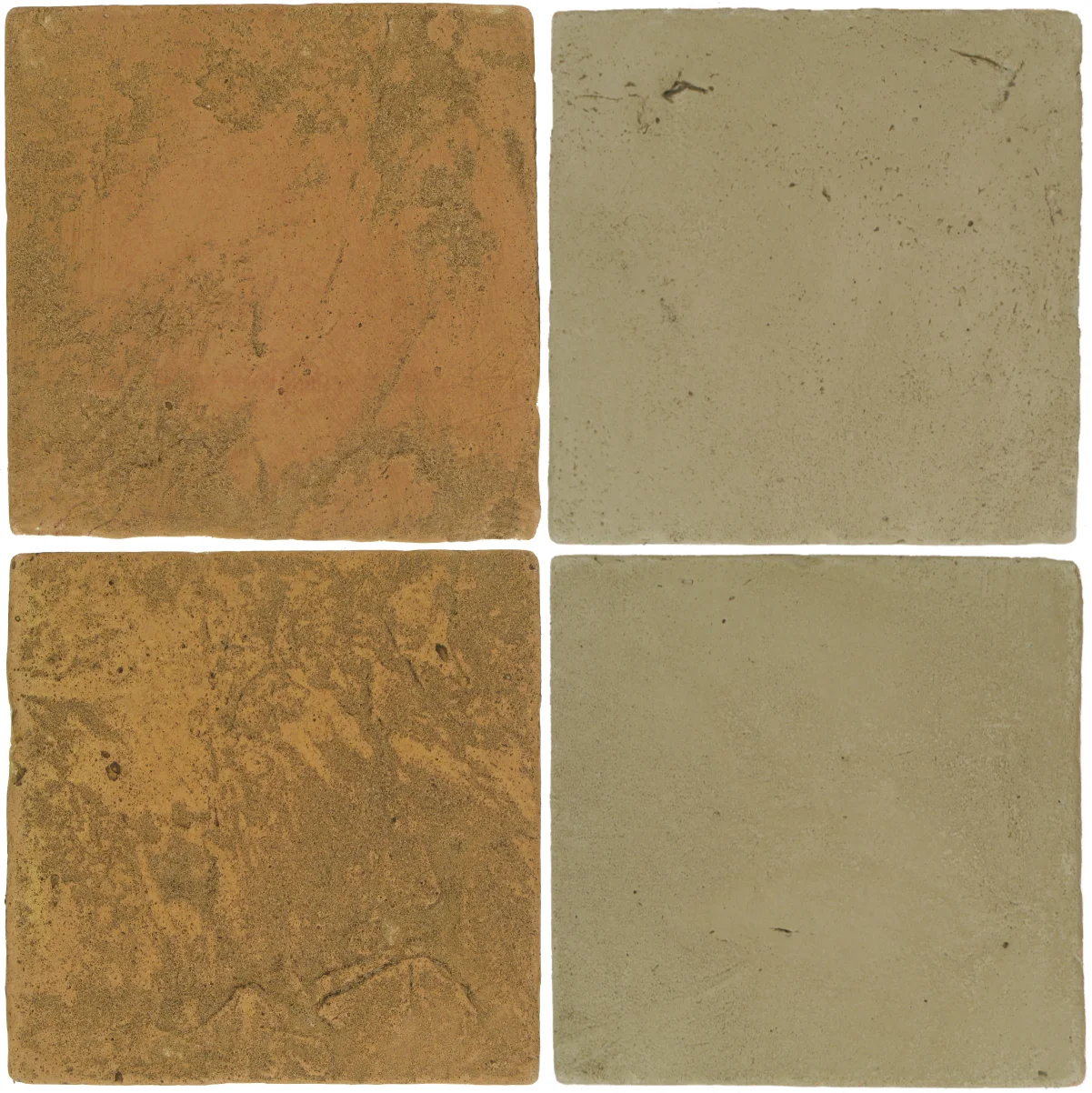 Pedralbes Antique Terracotta 2 Color Combinations VTG-PSSW Siena Wheat + VTG-PGDW Dirty W.