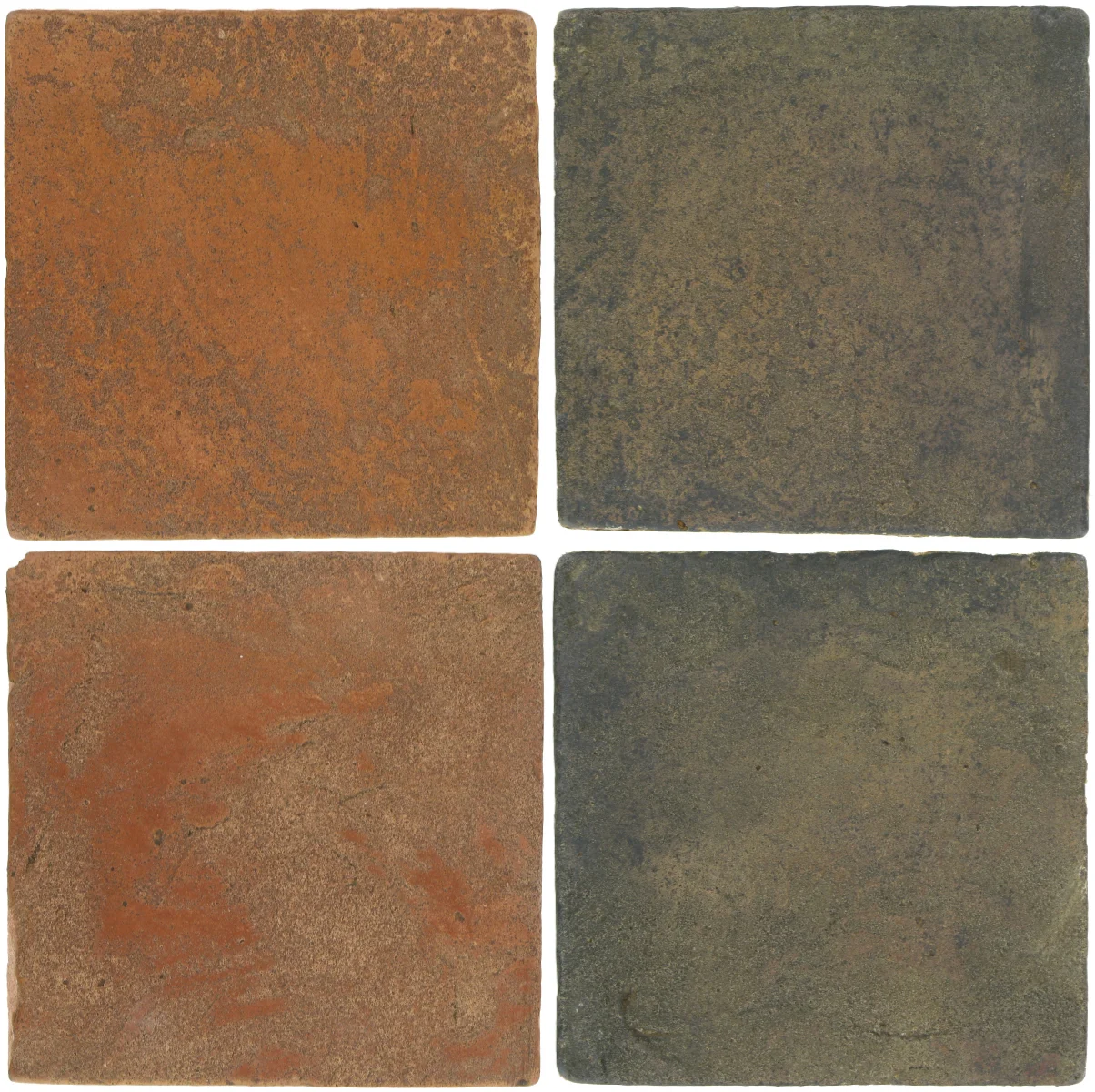 Pedralbes Antique Terracotta 2 Color Combinations VTG-PSTR Traditional + VTG-PSTG Terra Grey