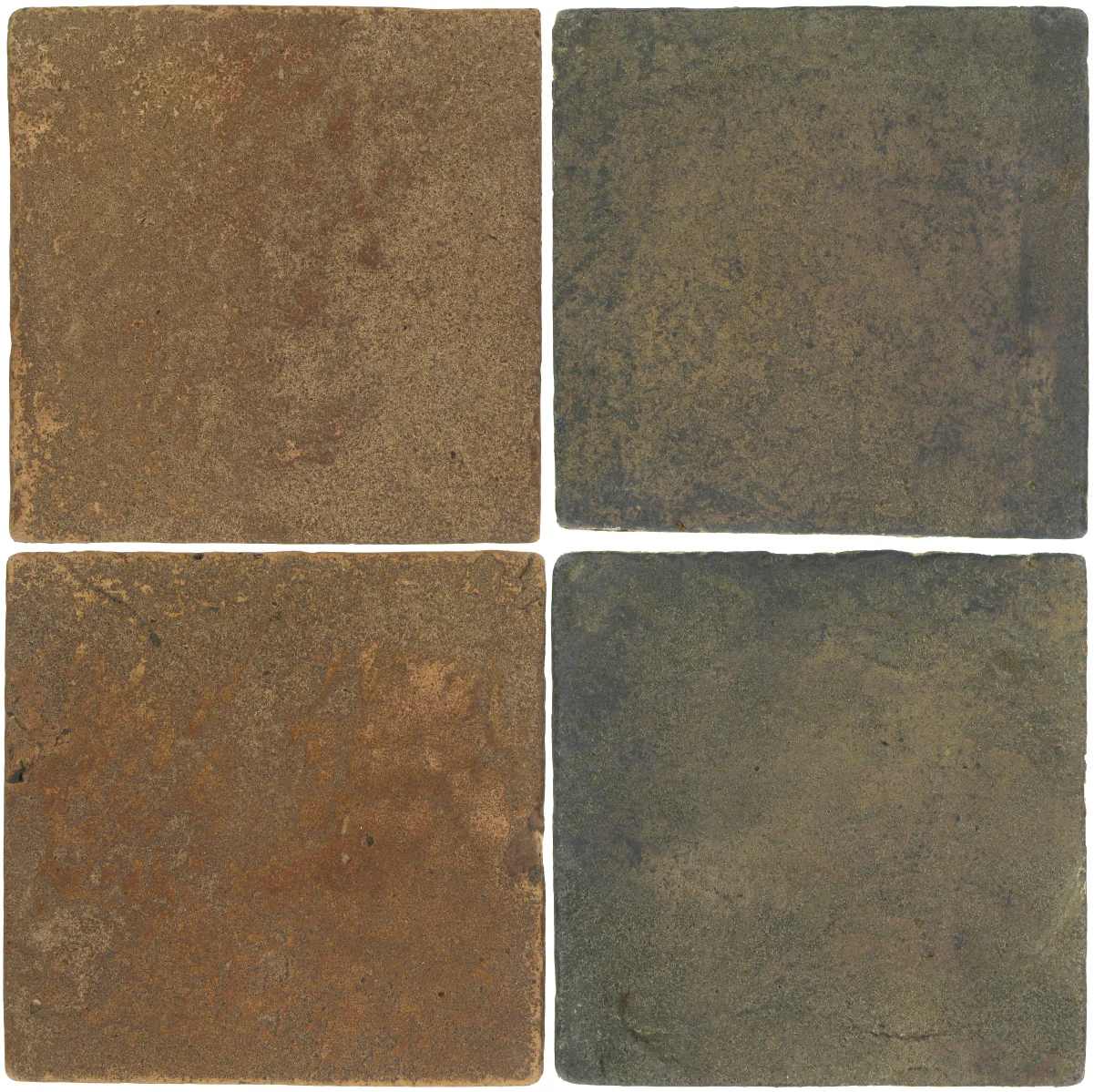 Pedralbes Antique Terracotta 2 Color Combinations VTG-PSCM Camel Brown + VTG-PSTG Terra Grey