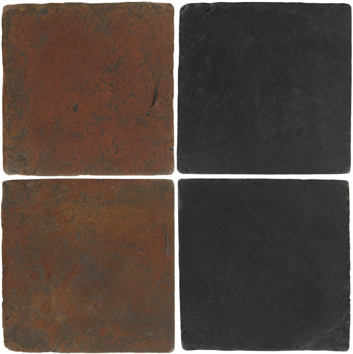 Pedralbes Antique Terracotta 2 Color Combinations VTG-PSOW Old World + VTG-PGCB Carbon Black
