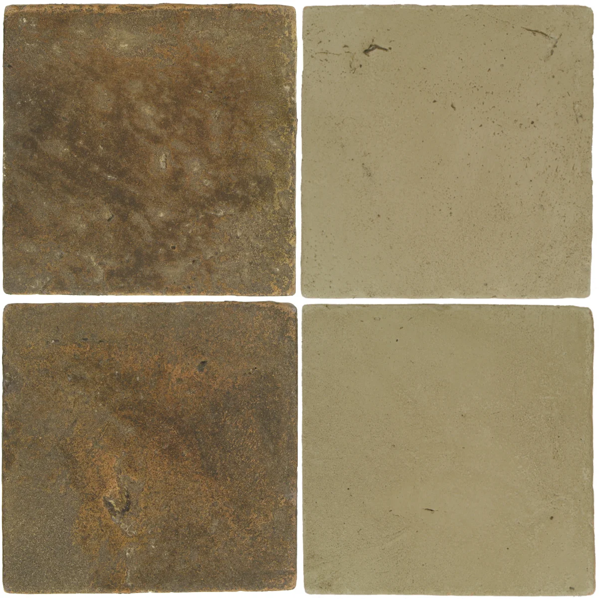 Pedralbes Antique Terracotta 2 Color Combinations VTG-PSVN Verona Brown + VTG-PGDW Dirty W.