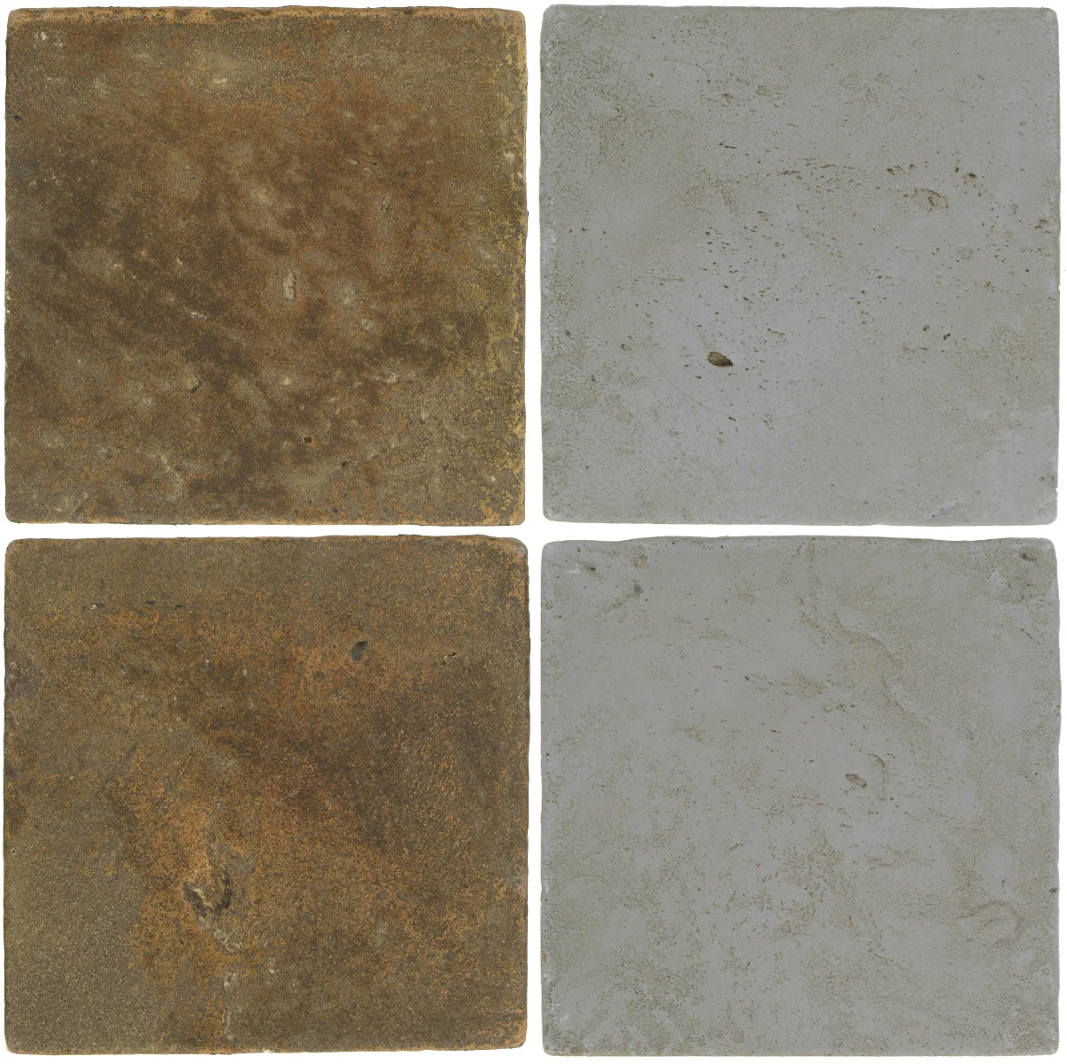 Pedralbes Antique Terracotta 2 Color Combinations VTG-PSVN Verona Brown + VTG-PGOG Oyster Grey