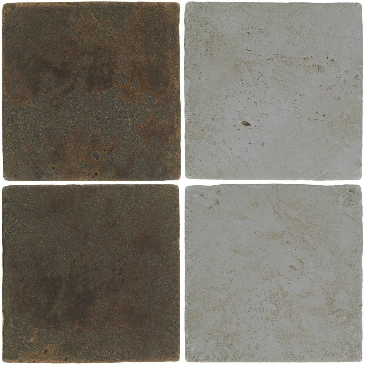 Pedralbes Antique Terracotta 2 Color Combinations VTG-PSCO Cologne Brown + VTG-PGOG Oyster Grey