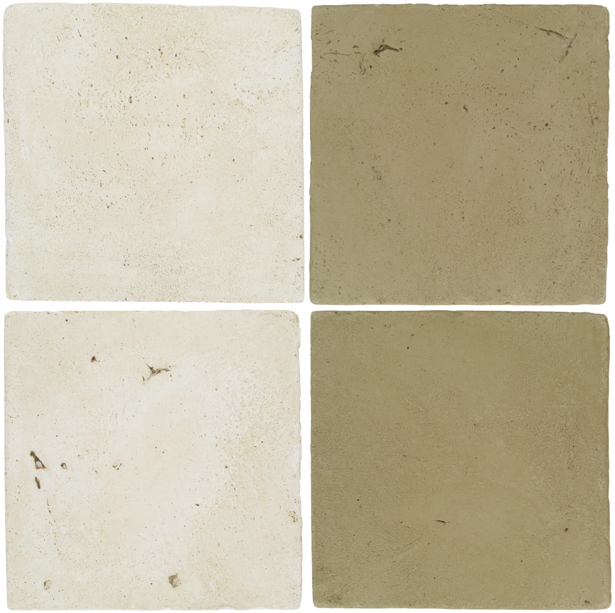 Pedralbes Antique Terracotta 2 Color Combinations VTG-PGAW Antique White + VTG-PGDW Dirty W.