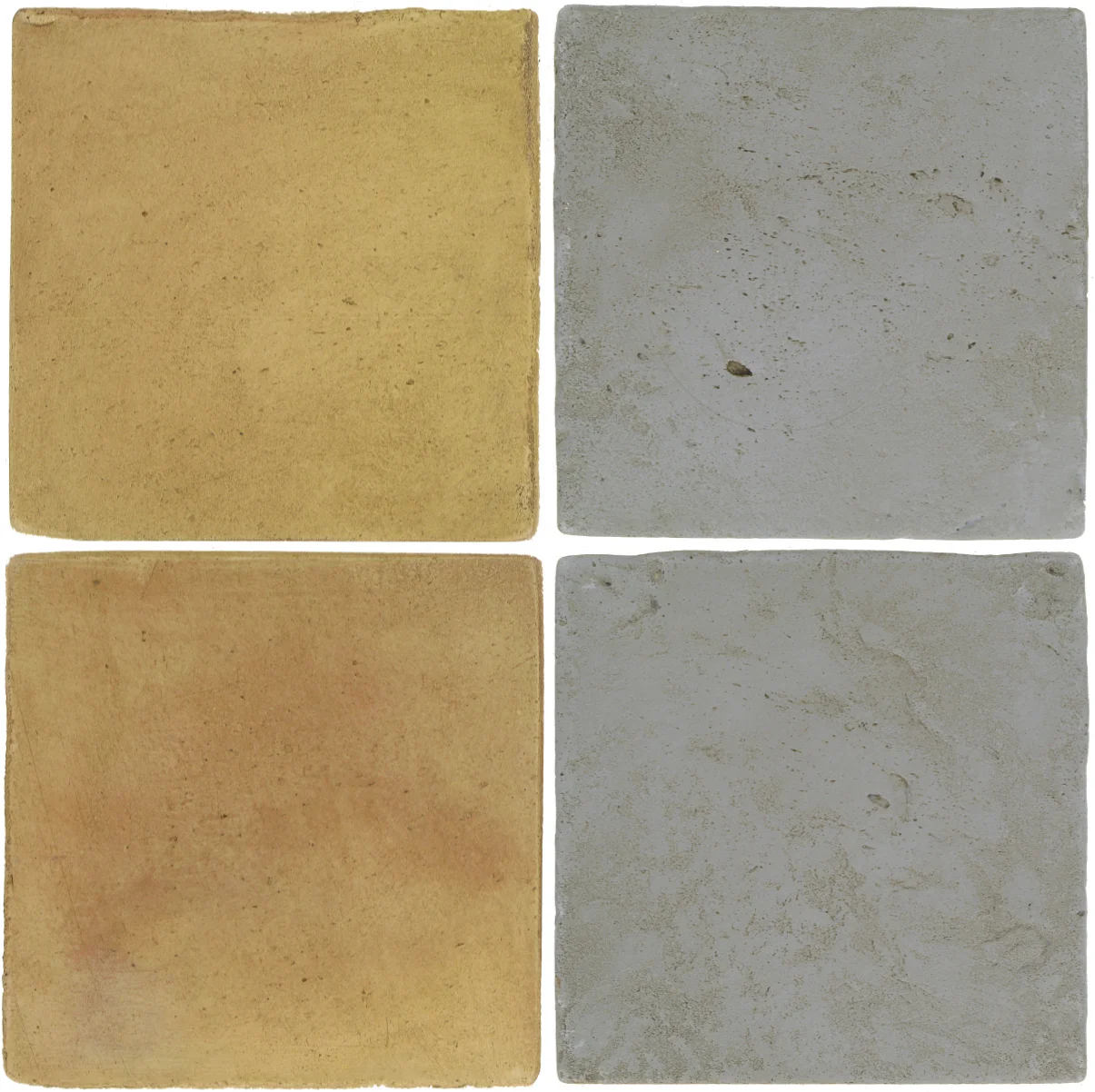 Pedralbes Antique Terracotta 2 Color Combinations OHS-PSPS Provence Straw + VTG-PGOG Oyster Grey
