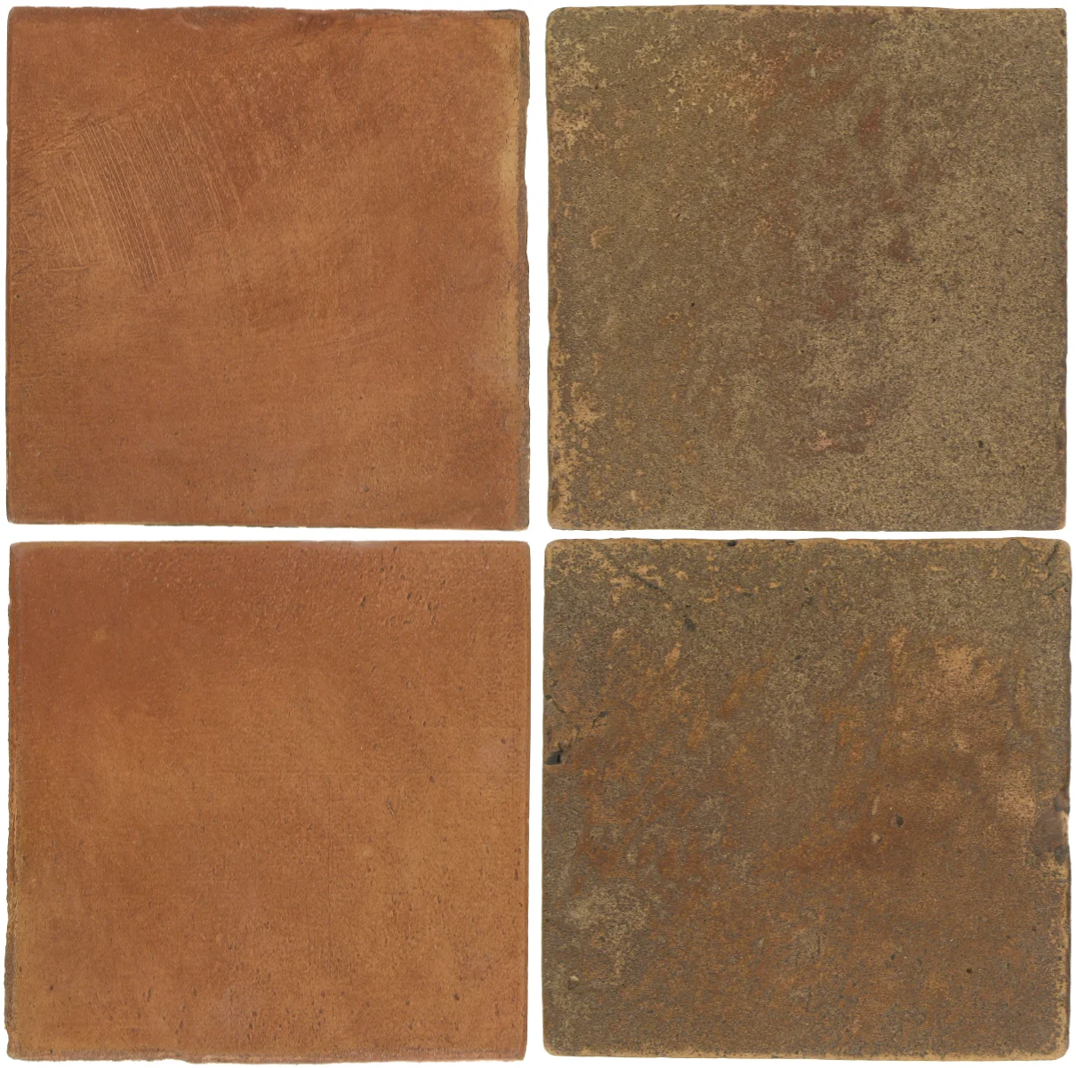 Pedralbes Antique Terracotta 2 Color Combinations OHS-PSTR Traditional + VTG-PSCM Camel Brown