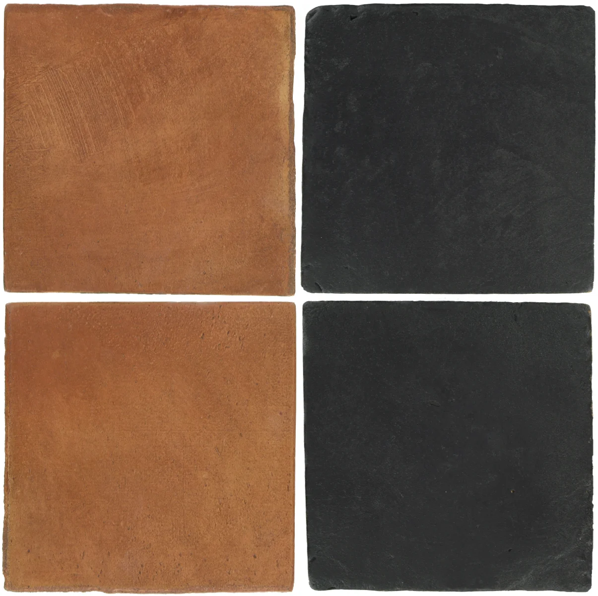 Pedralbes Antique Terracotta 2 Color Combinations OHS-PSTR Traditional + VTG-PGCB Carbon Black
