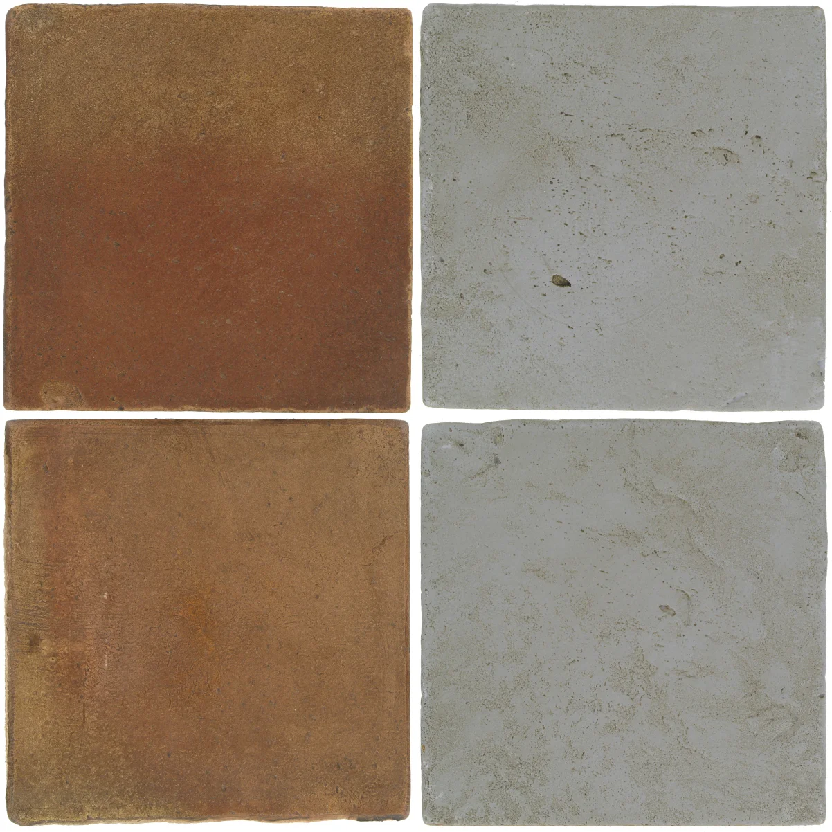 Pedralbes Antique Terracotta 2 Color Combinations OHS-PSCM Camel Brown + VTG-PGOG Oyster Grey