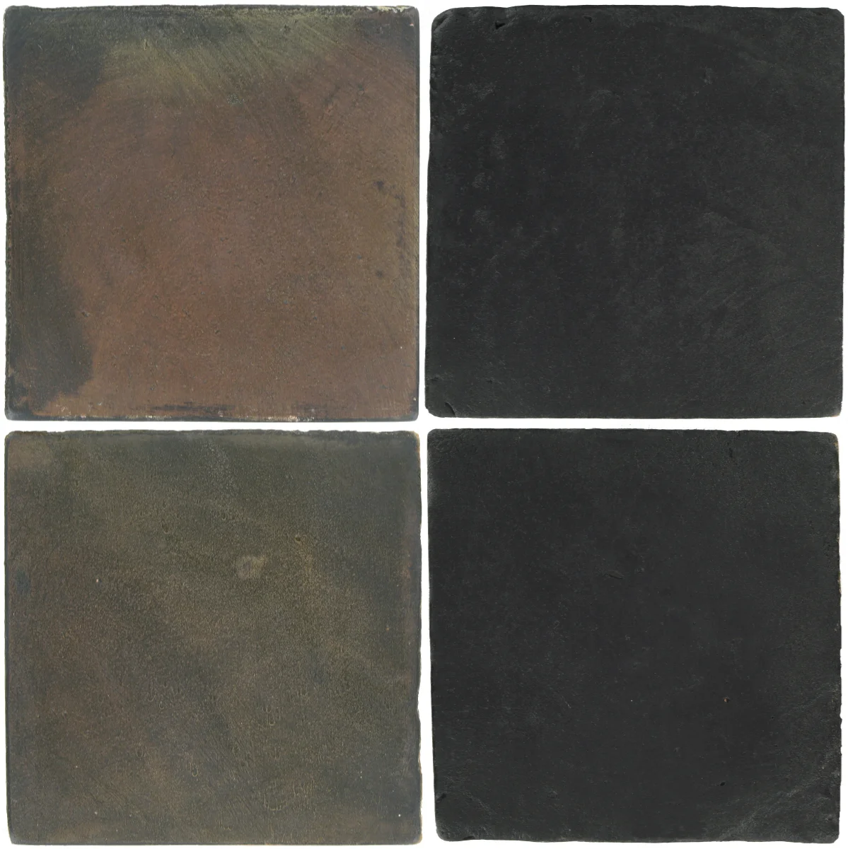Pedralbes Antique Terracotta 2 Color Combinations OHS-PSTG Terra Grey + VTG-PGCB Carbon Black