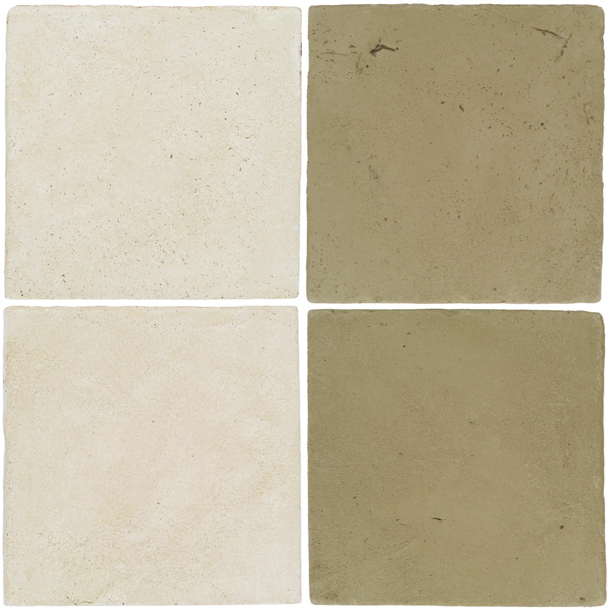 Pedralbes Antique Terracotta 2 Color Combinations OHS-PGAW Antique White + VTG-PGDW Dirty W.