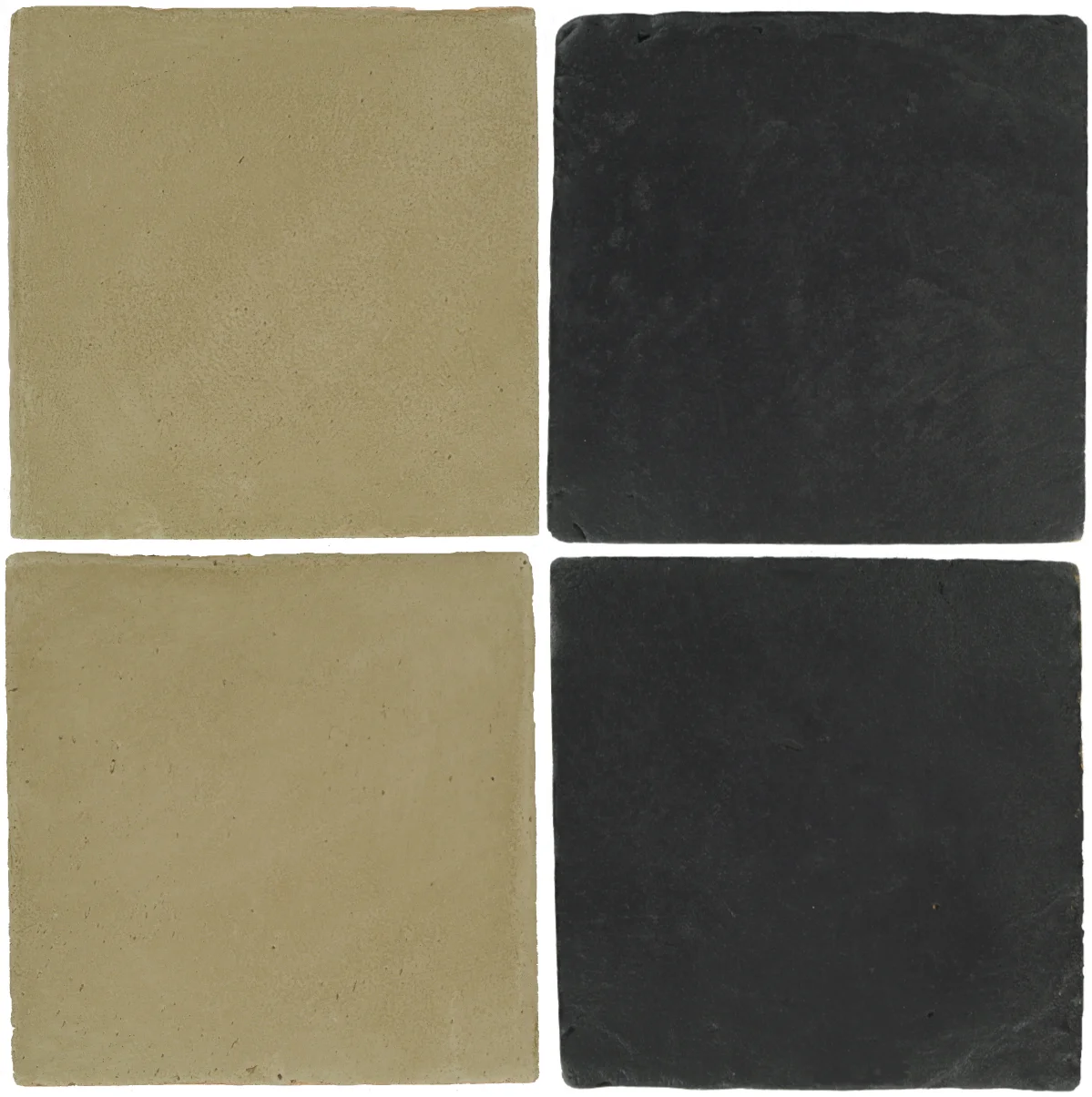 Pedralbes Antique Terracotta 2 Color Combinations OHS-PGDW Dirty W. + VTG-PGCB Carbon Black