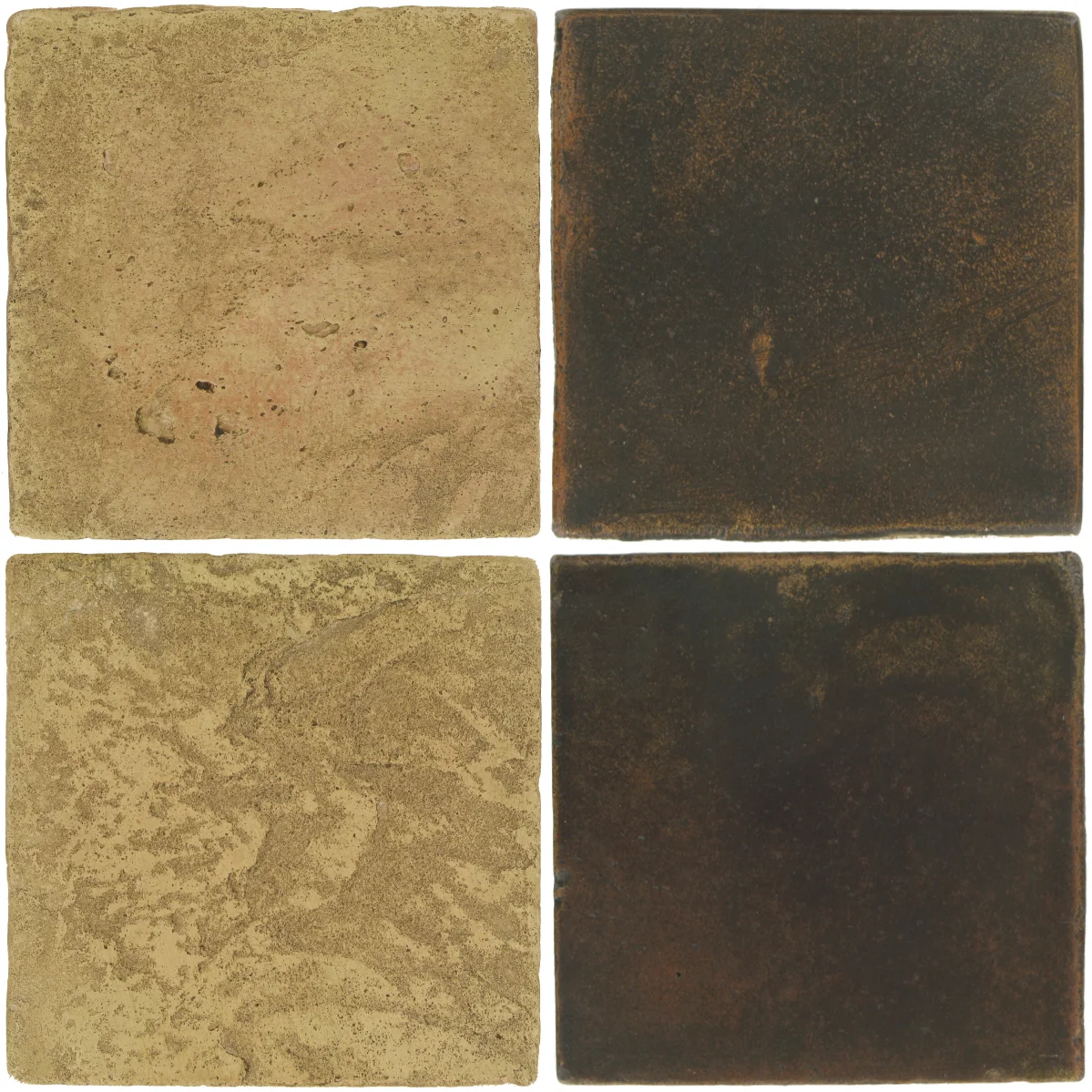 Pedralbes Antique Terracotta 2 Color Combinations VTG-PSPS Provence Straw + OHS-PSCO Cologne Brown