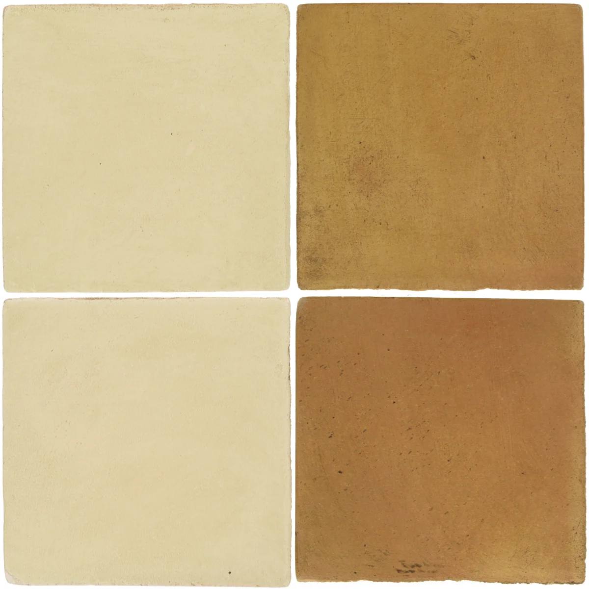 Pedralbes Antique Terracotta 2 Color Combinations OHS-PGPW Pergamino White + OHS-PSSW Siena Wheat