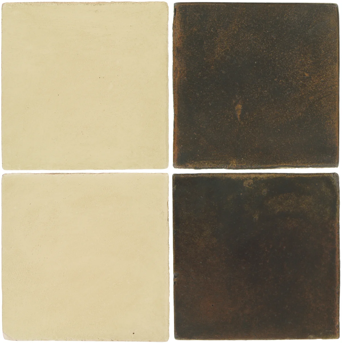 Pedralbes Antique Terracotta 2 Color Combinations OHS-PGPW Pergamino White + OHS-PSCO Cologne Brown